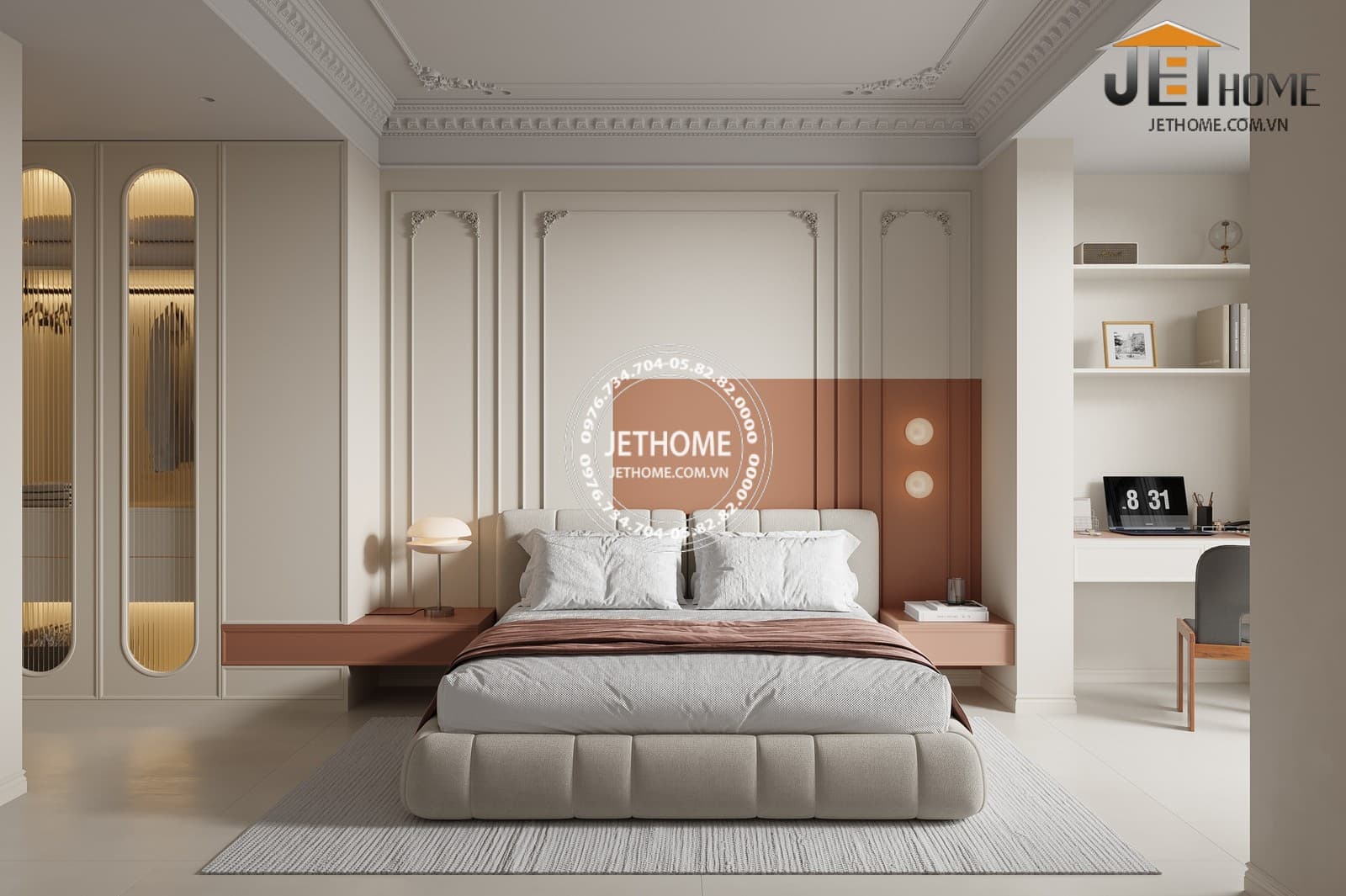 Thiết kế nội thất chung cư Tân cổ điển