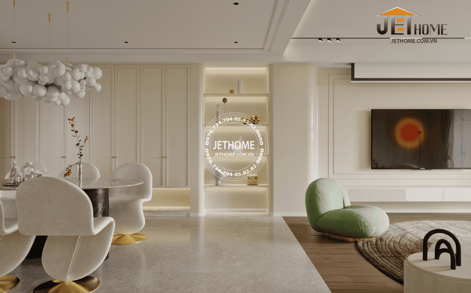 Thiết Kế Nội Thất Chung Cư 3 Phòng Ngủ