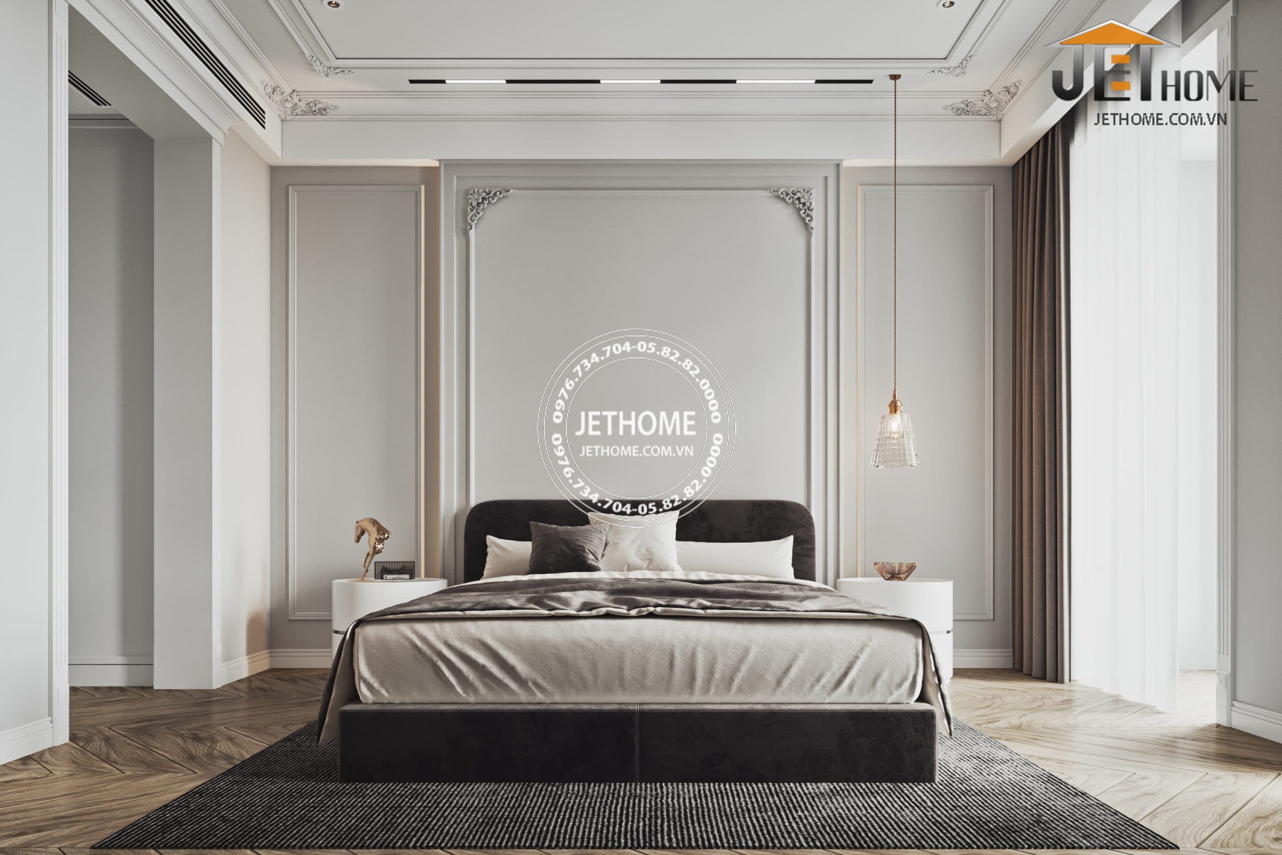 Thiết kế nội thất chung cư Tân cổ điển