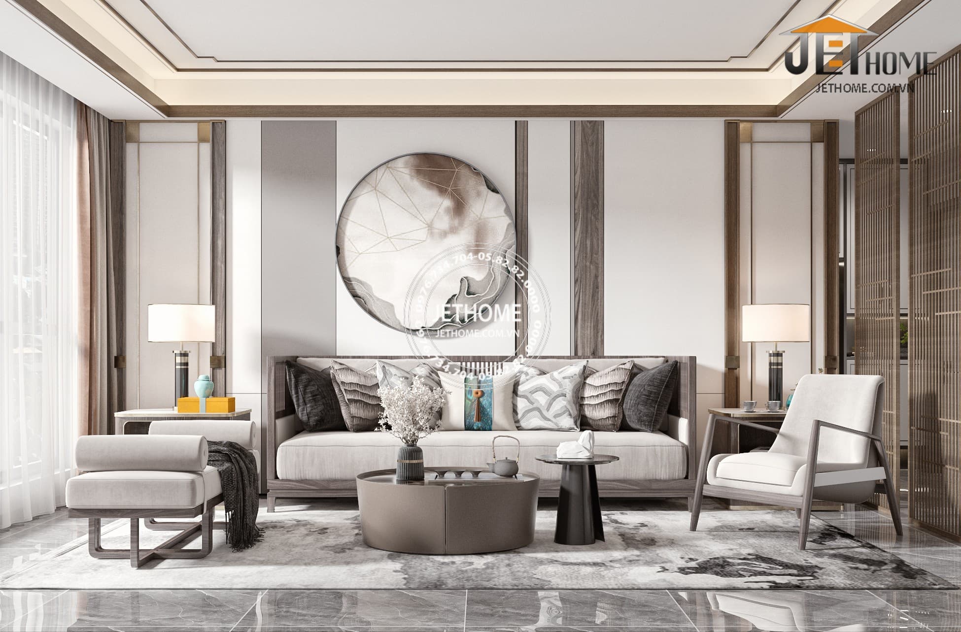 Thiết Kế Nội Thất Chung Cư 55m2