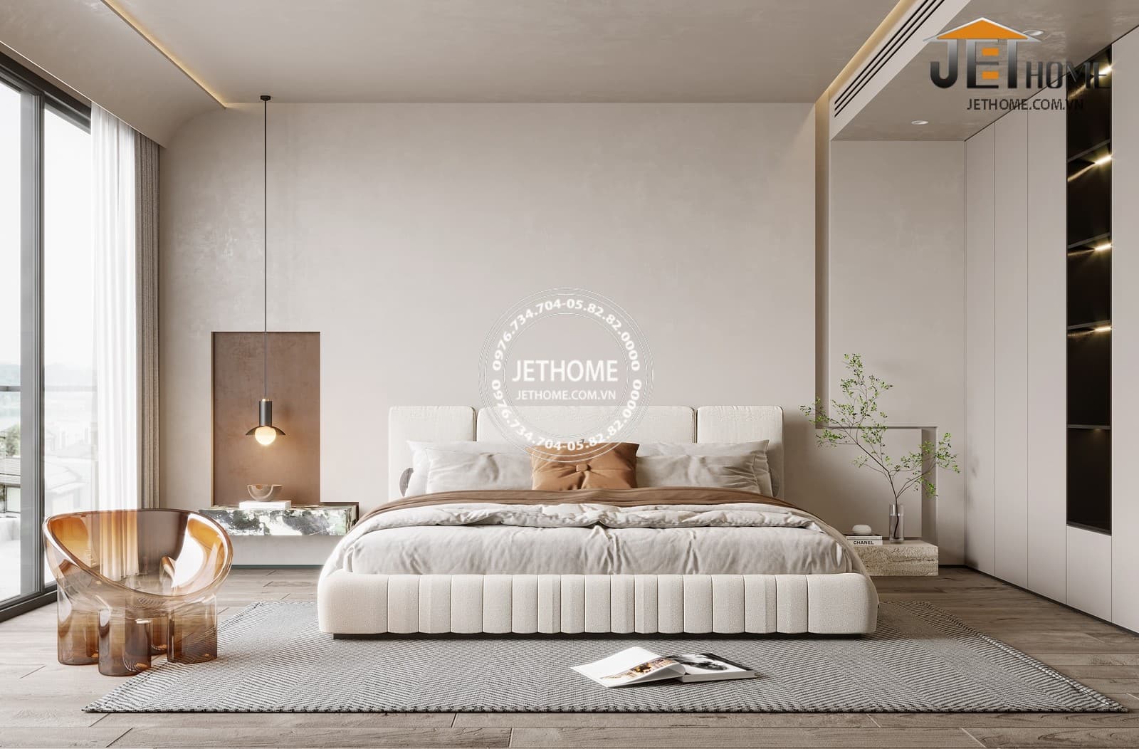 Thiết Kế Nội Thất Chung Cư 55m2