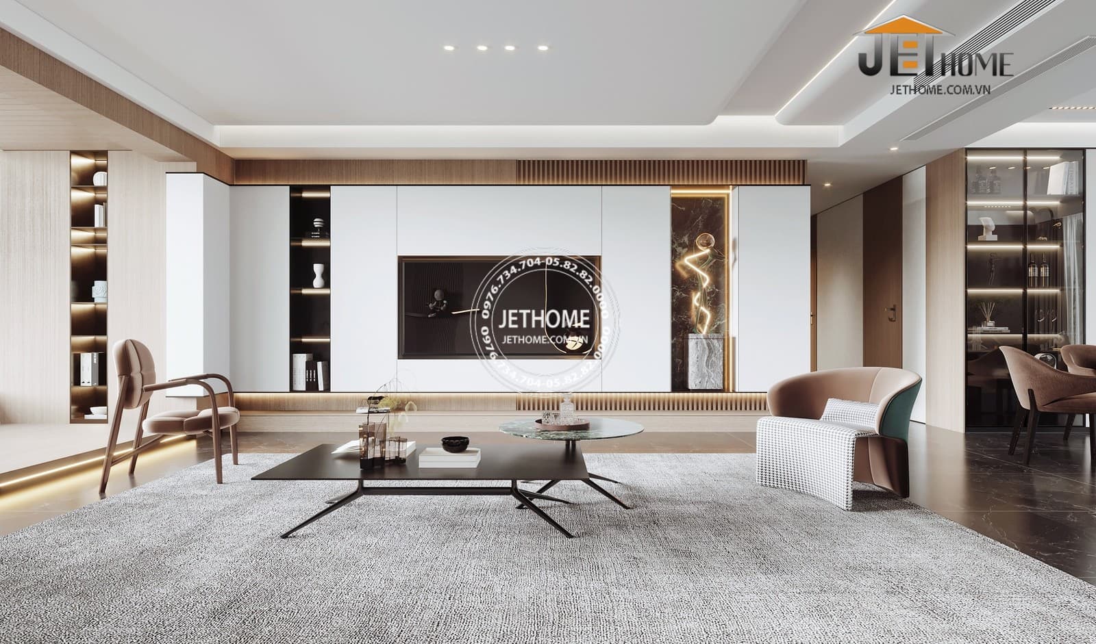 Thiết Kế Nội Thất Chung Cư 3 Phòng Ngủ