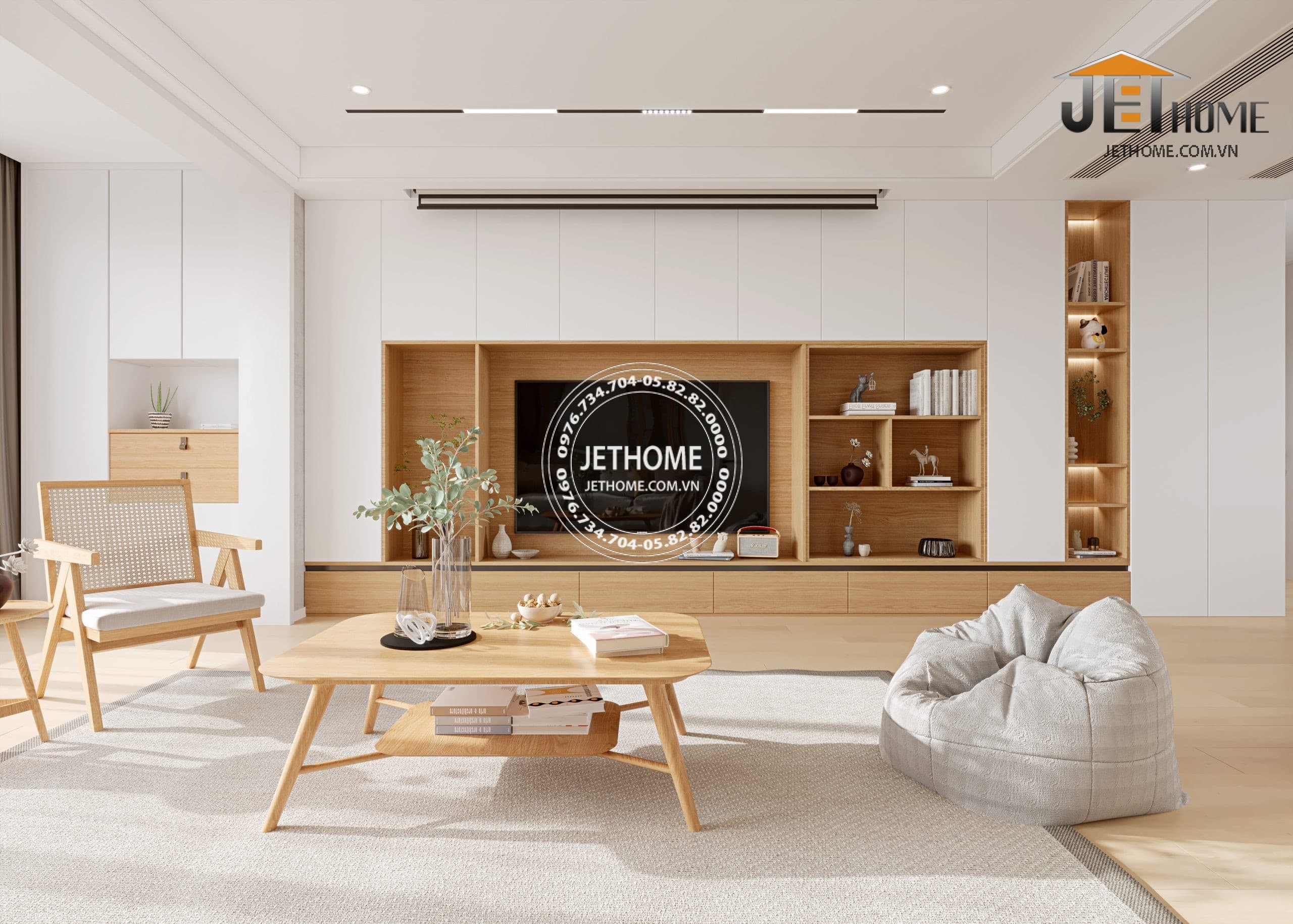 Thiết Kế Nội Thất Chung Cư 55m2