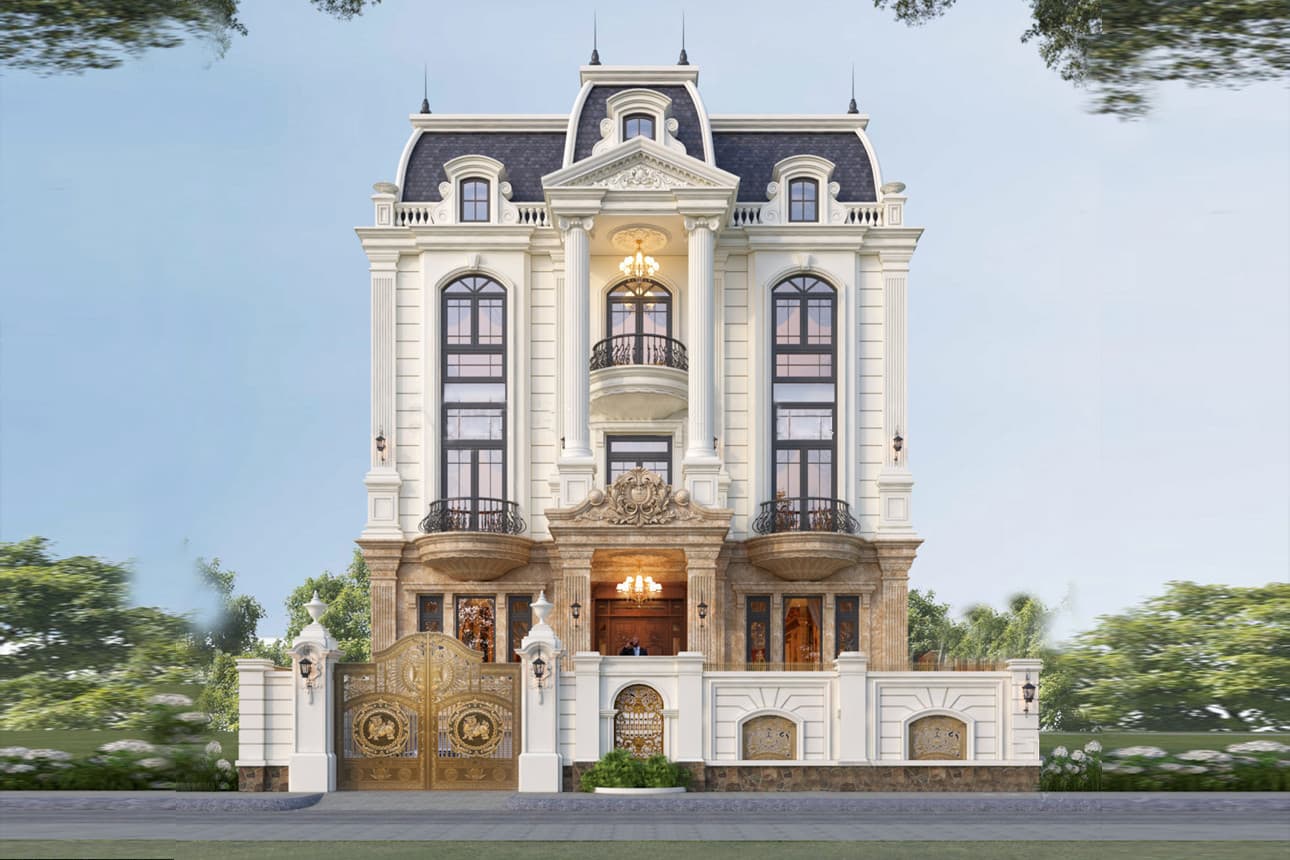 biet-thu-tan-co-dien-mai-Mansard-4tang