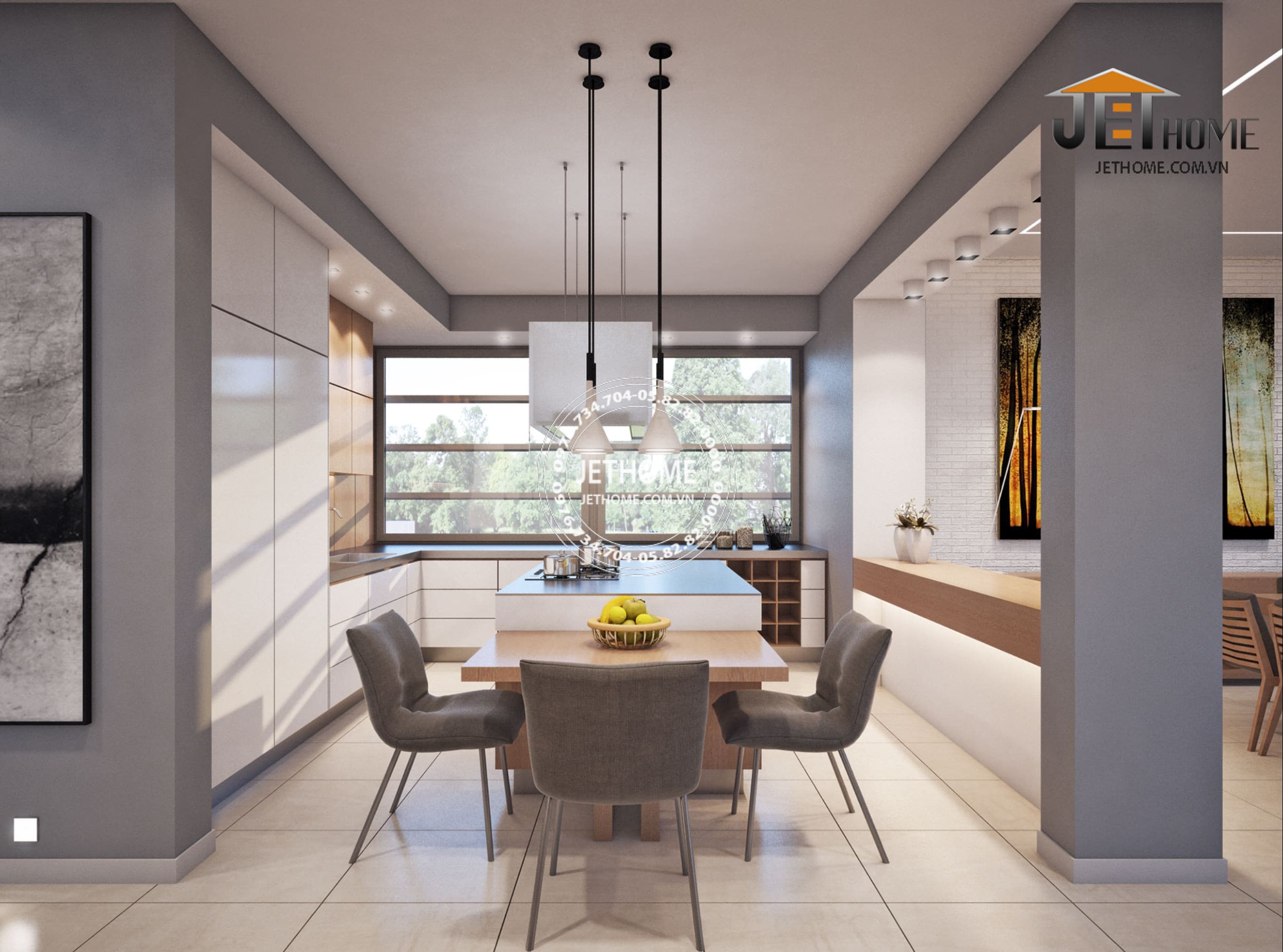 Nội thất biệt thự Hòa Bình