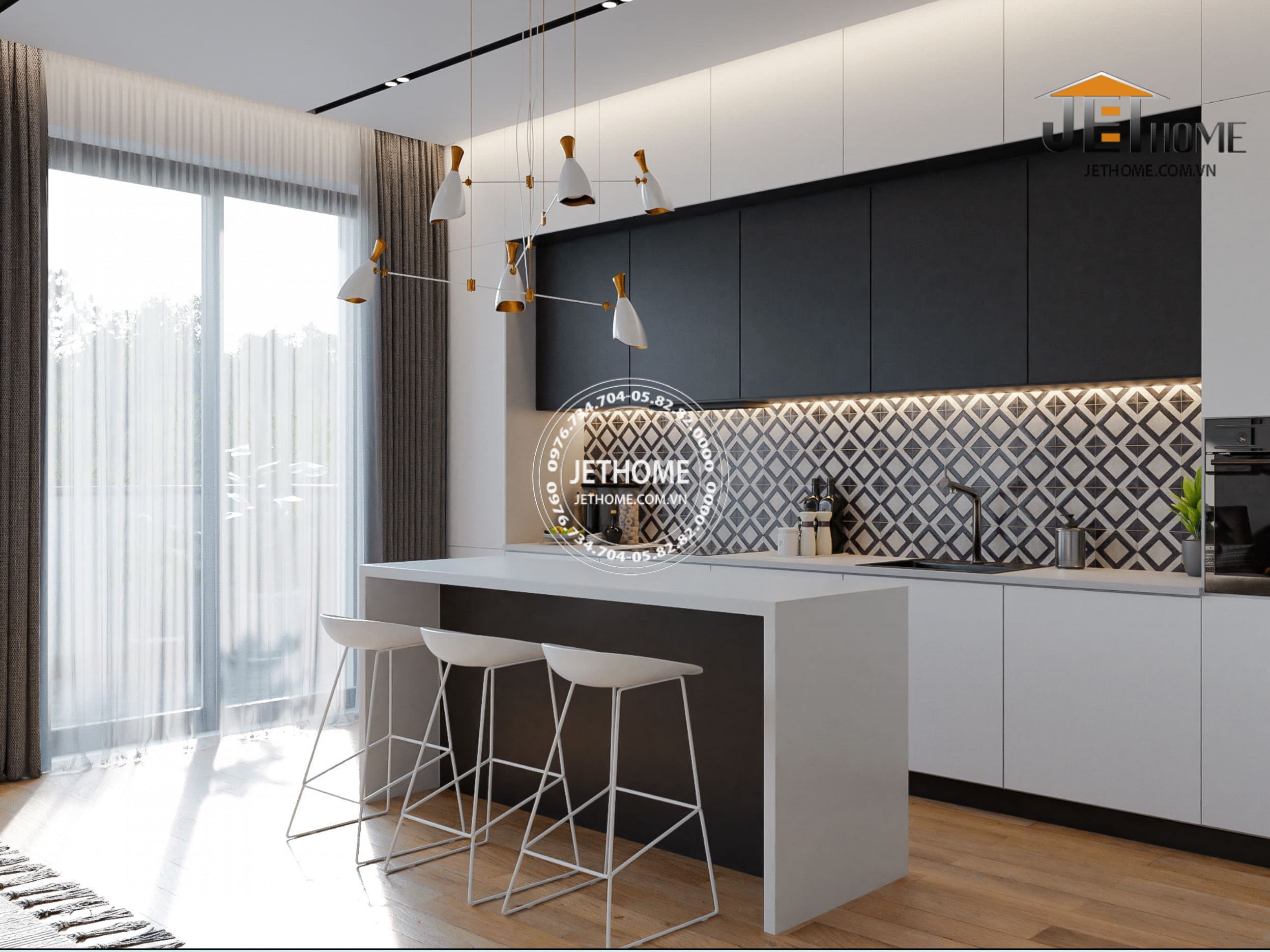 Nội thất phòng khách biệt thự Hưng Yên