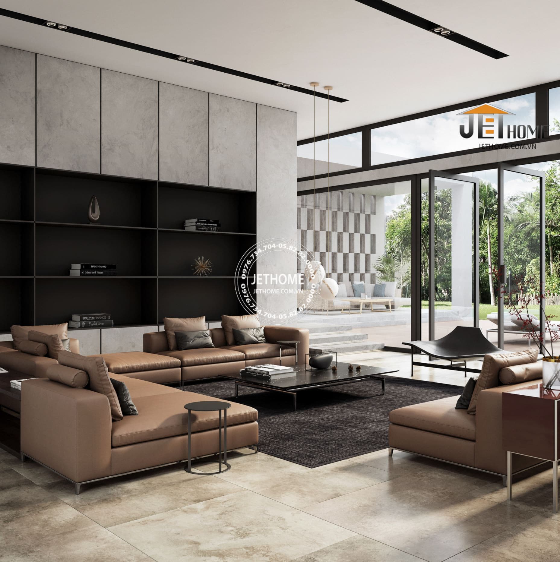 Nội thất biệt thự hiện đại Nha Trang
