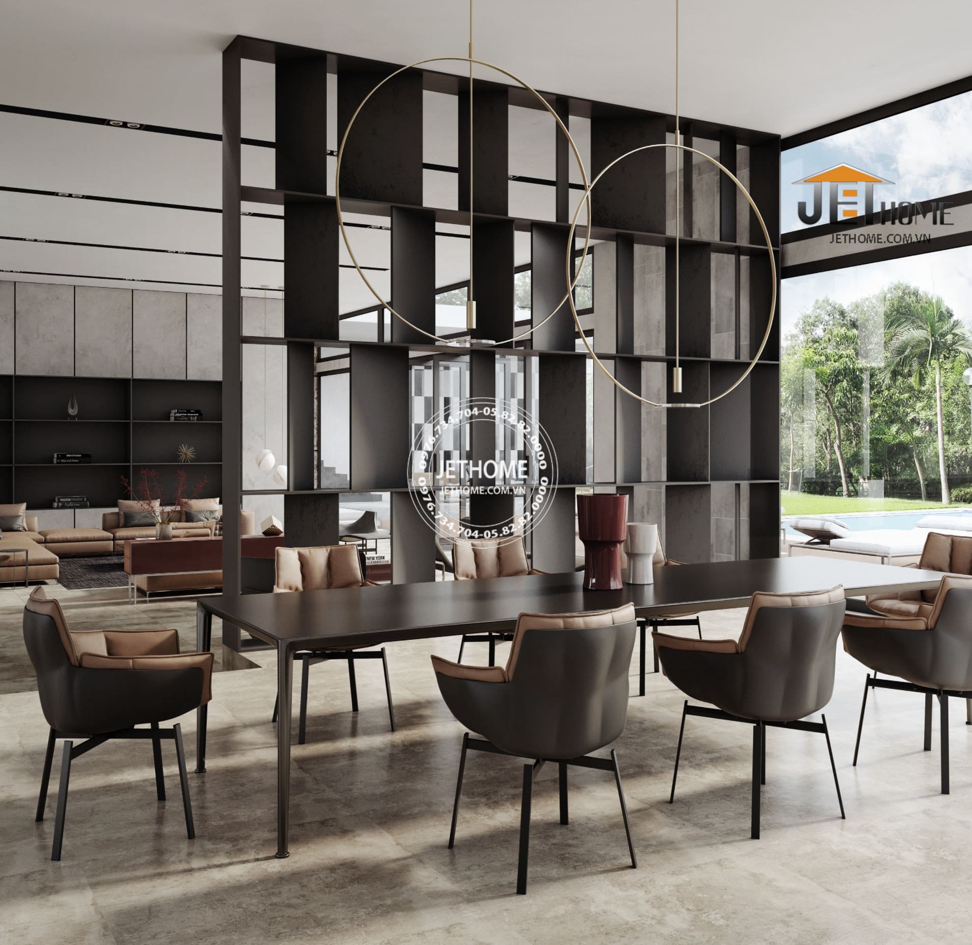 Nội thất biệt thự hiện đại Nha Trang