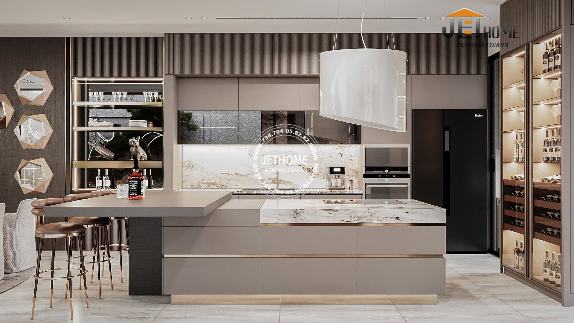 Nội thất biệt thự hiện đại Thanh Hóa