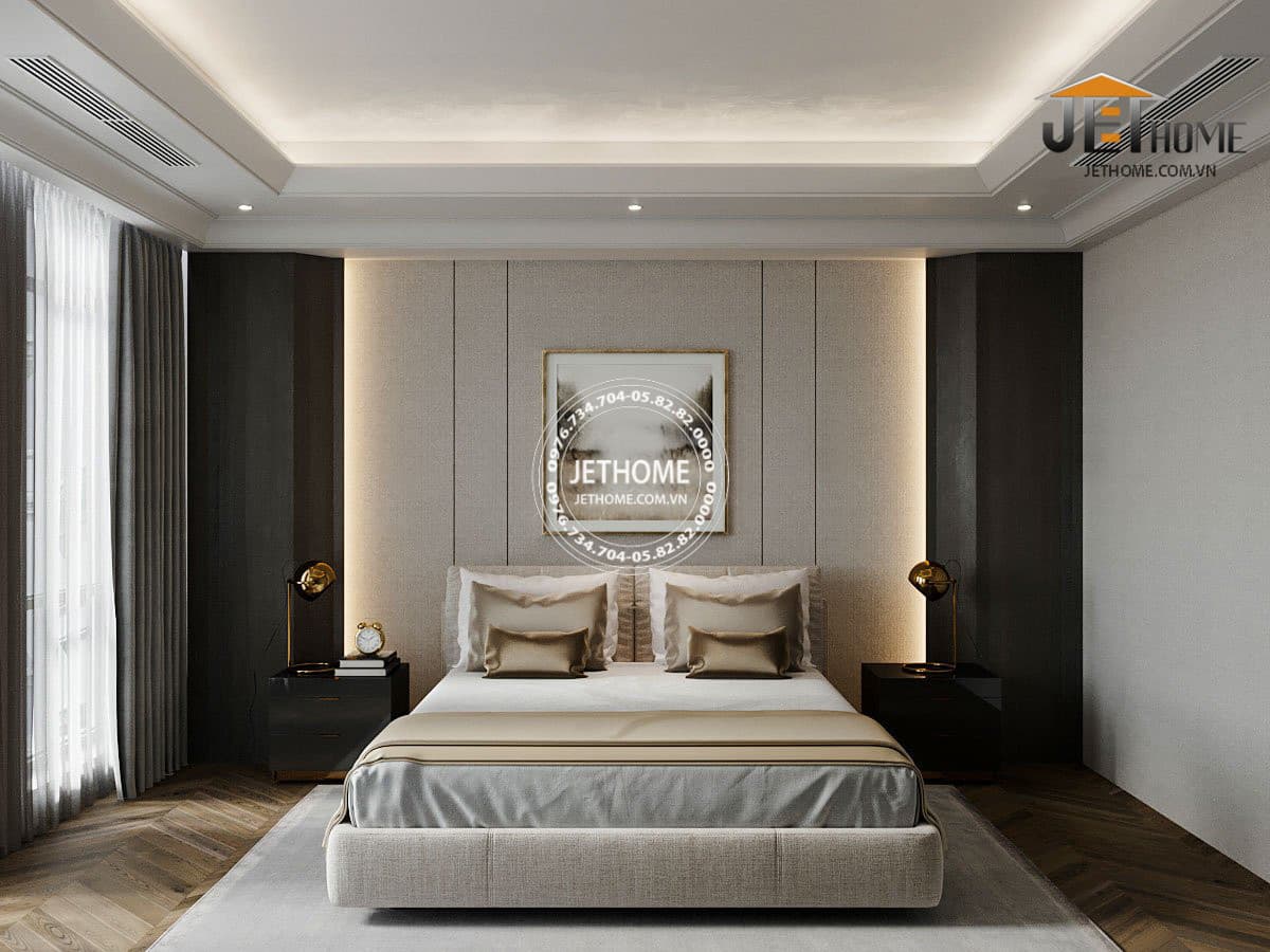 Nội thất biệt thự tân cổ điển Hưng Yên