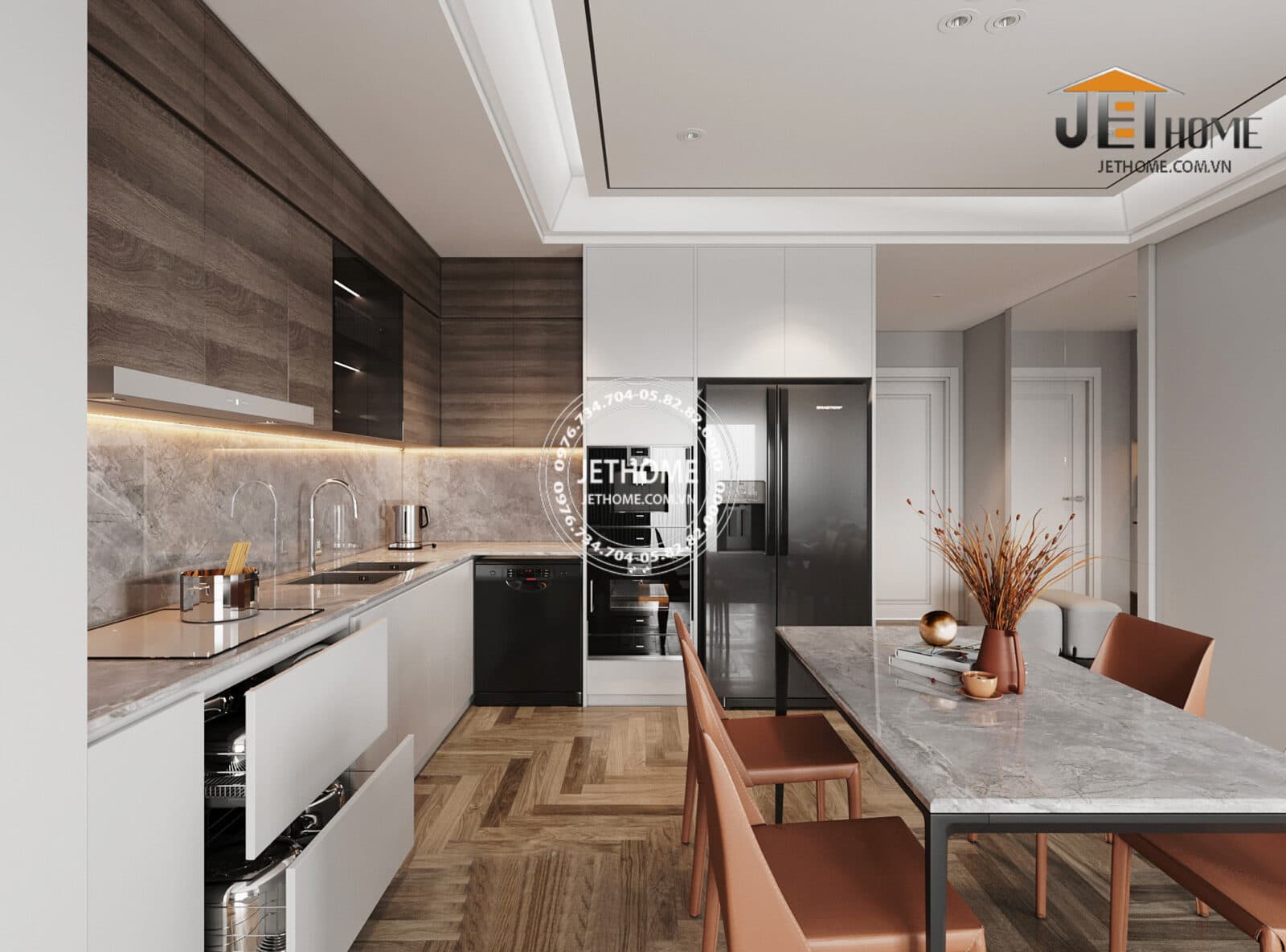 Nội Thất Đẹp Của Chung Cư 02 Phòng Ngủ Tại Vinhomes Park Hill
