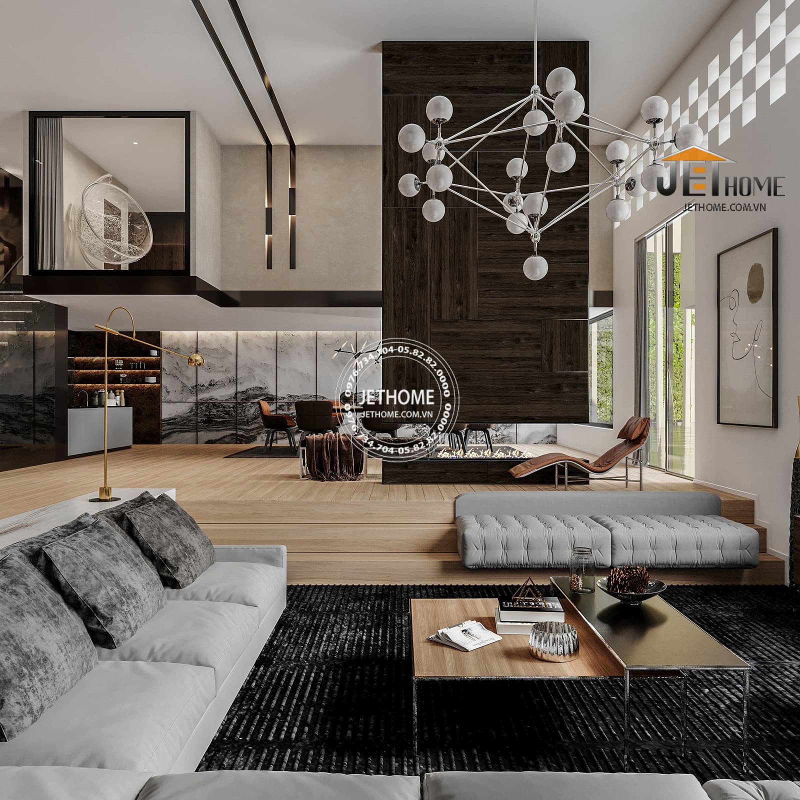 Nội thất biệt thự Domus Villa 750m2