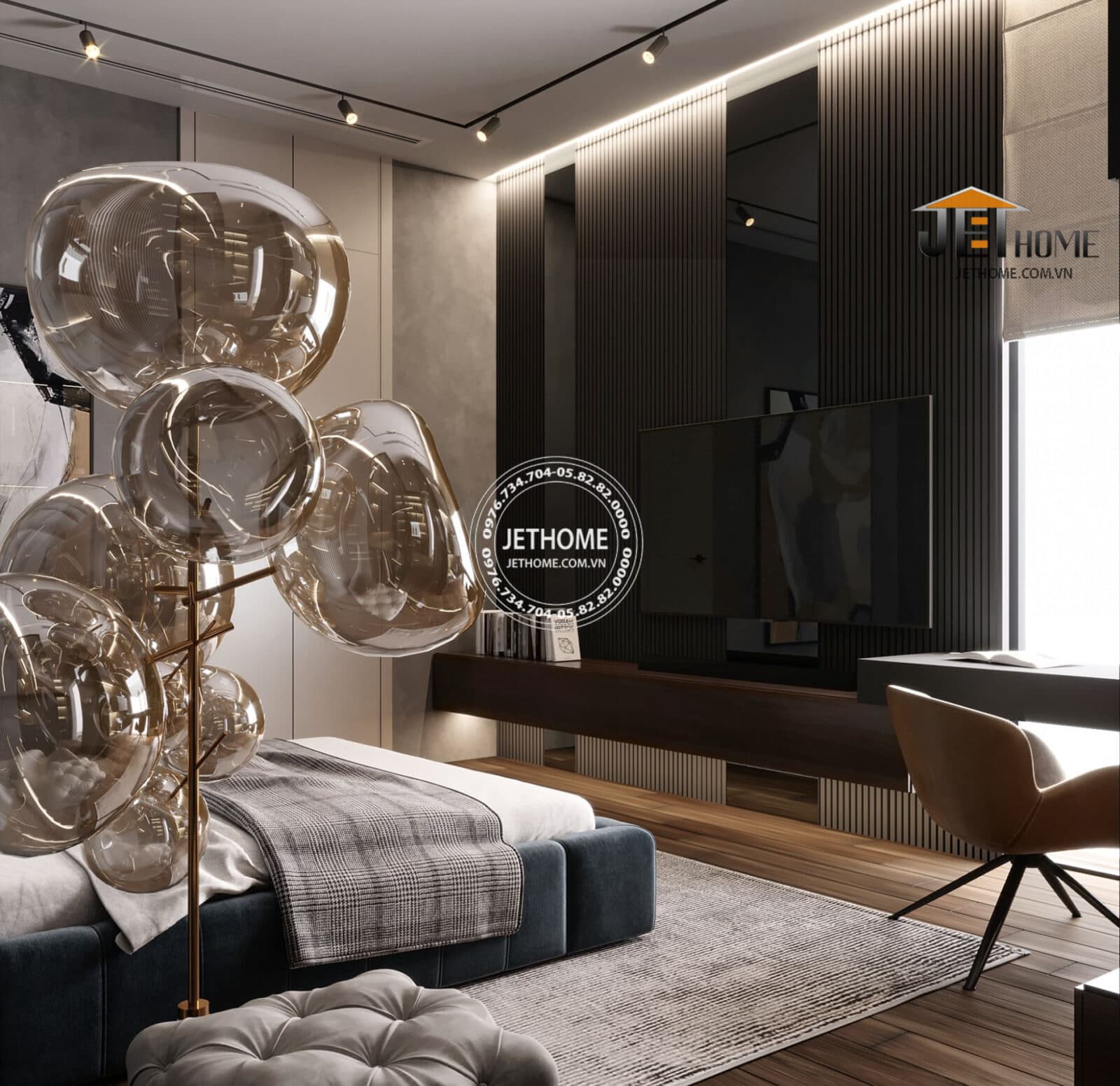 Phòng Ngủ Căn Hộ Chung Cư Sun Grand City