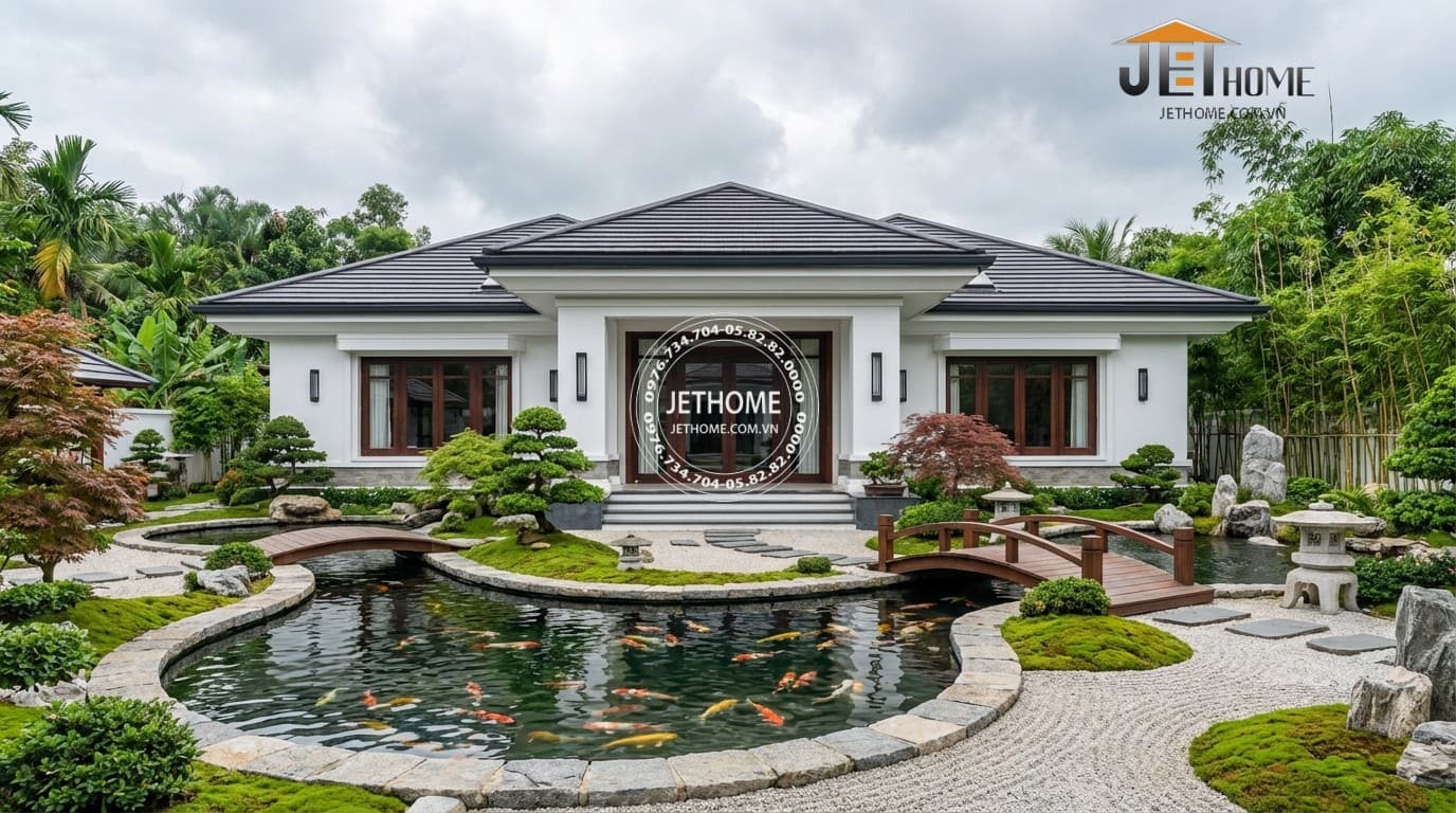 biệt thự sân vườn đẹp