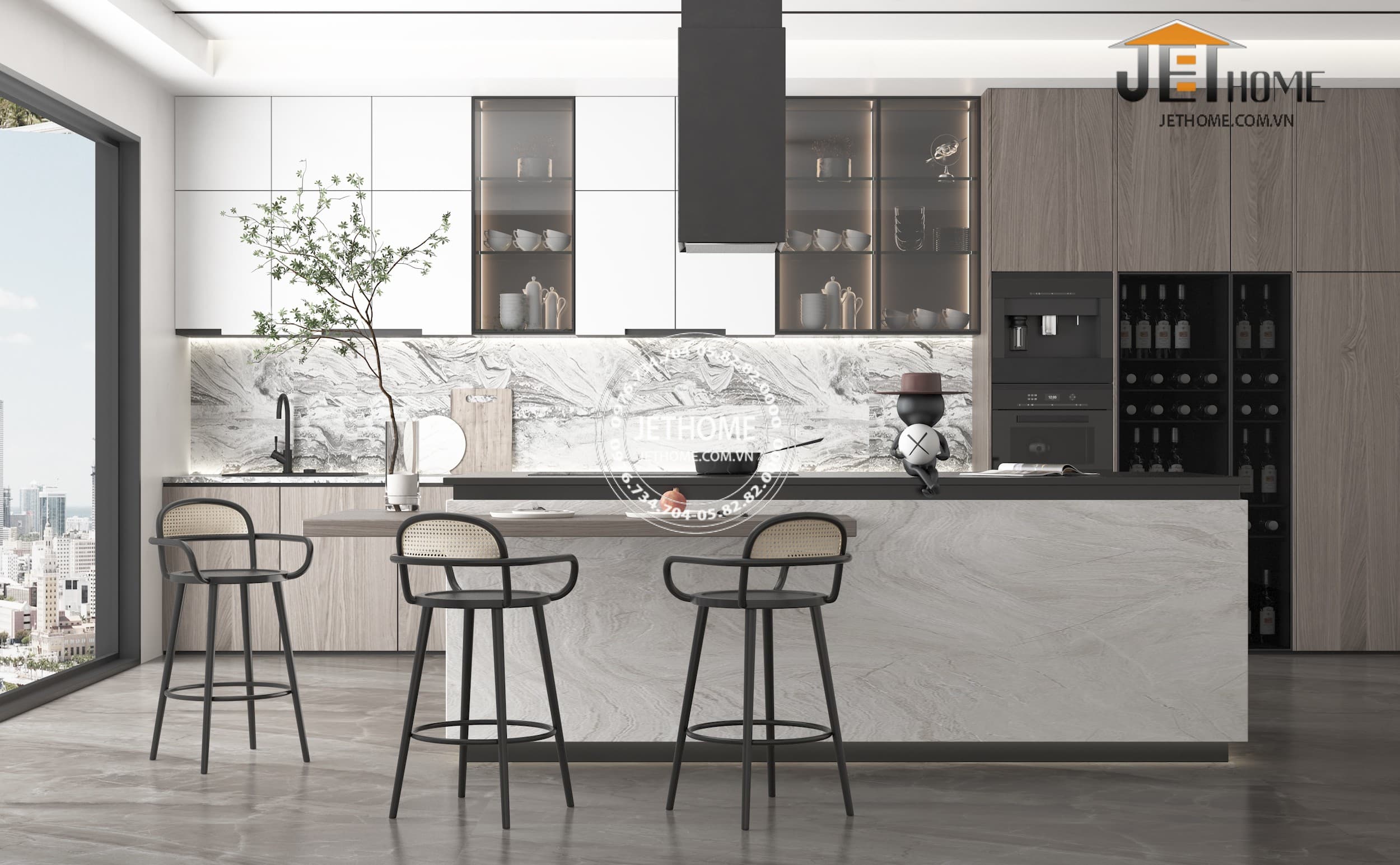 Thiết kế nội thất chung cư 2 phòng ngủ