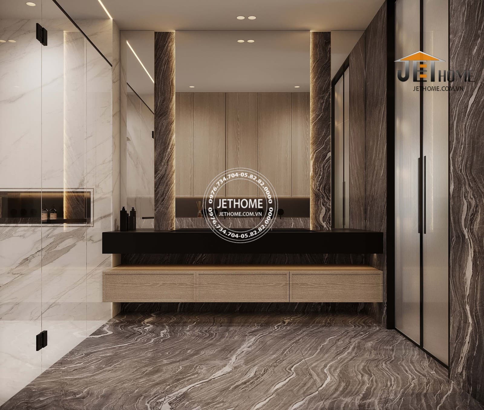 Thiết kế nội thất chung cư 2 phòng ngủ