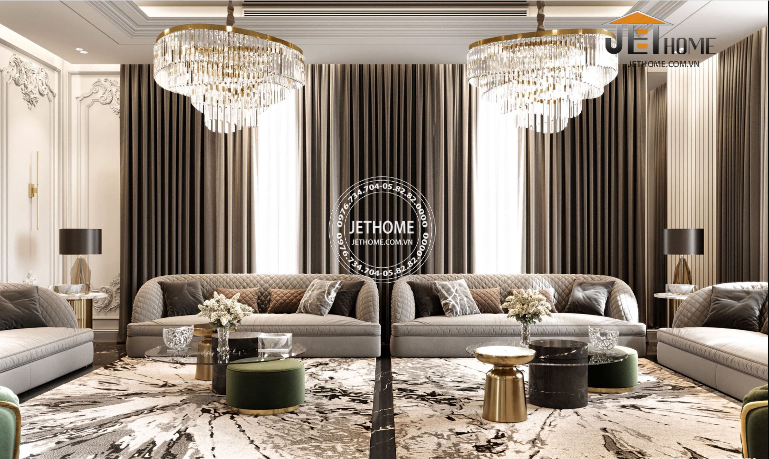 Nội thất biệt thự ArtDeco Đà Nẵng