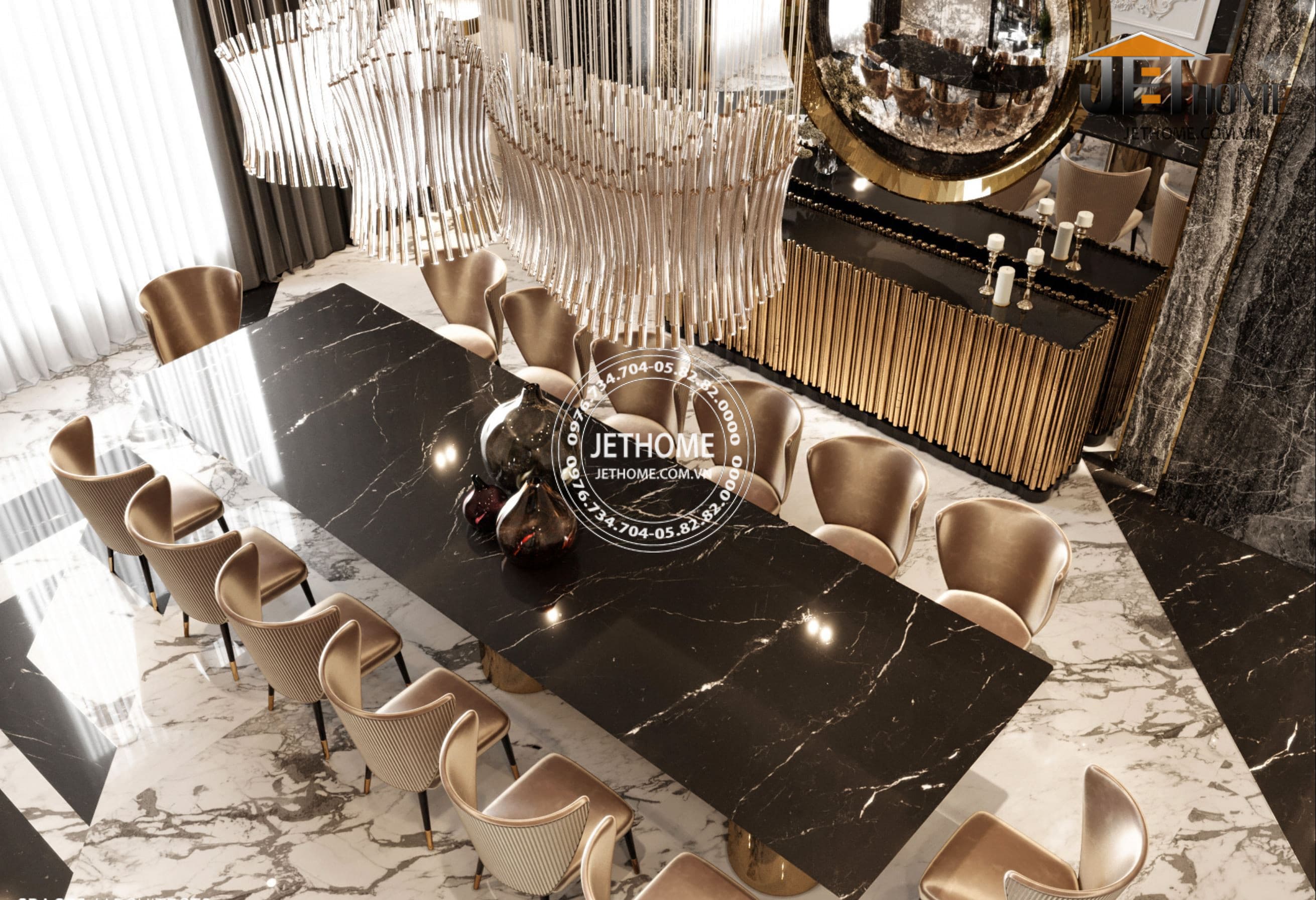 Nội thất biệt thự ArtDeco Đà Nẵng