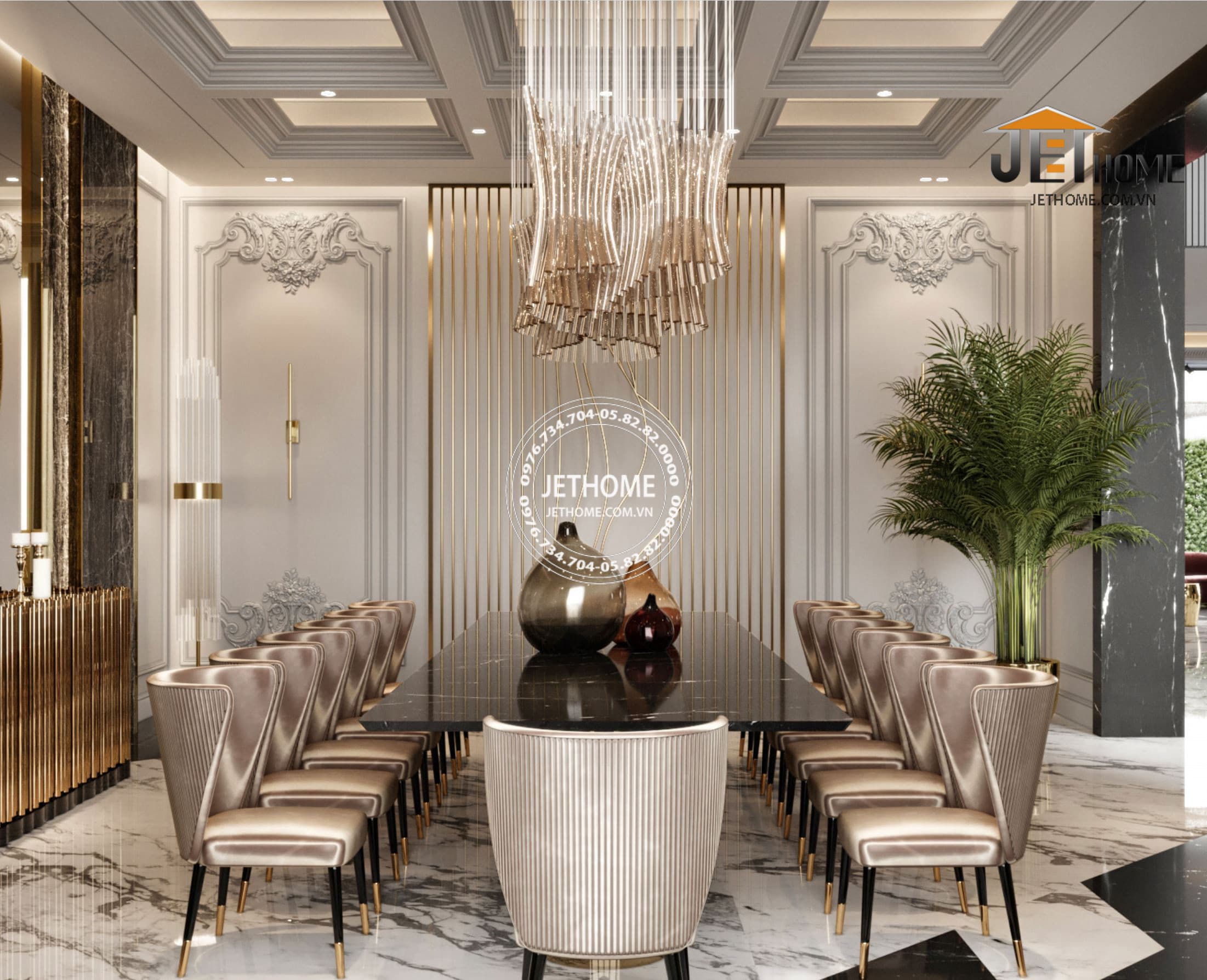 Nội thất biệt thự ArtDeco Đà Nẵng