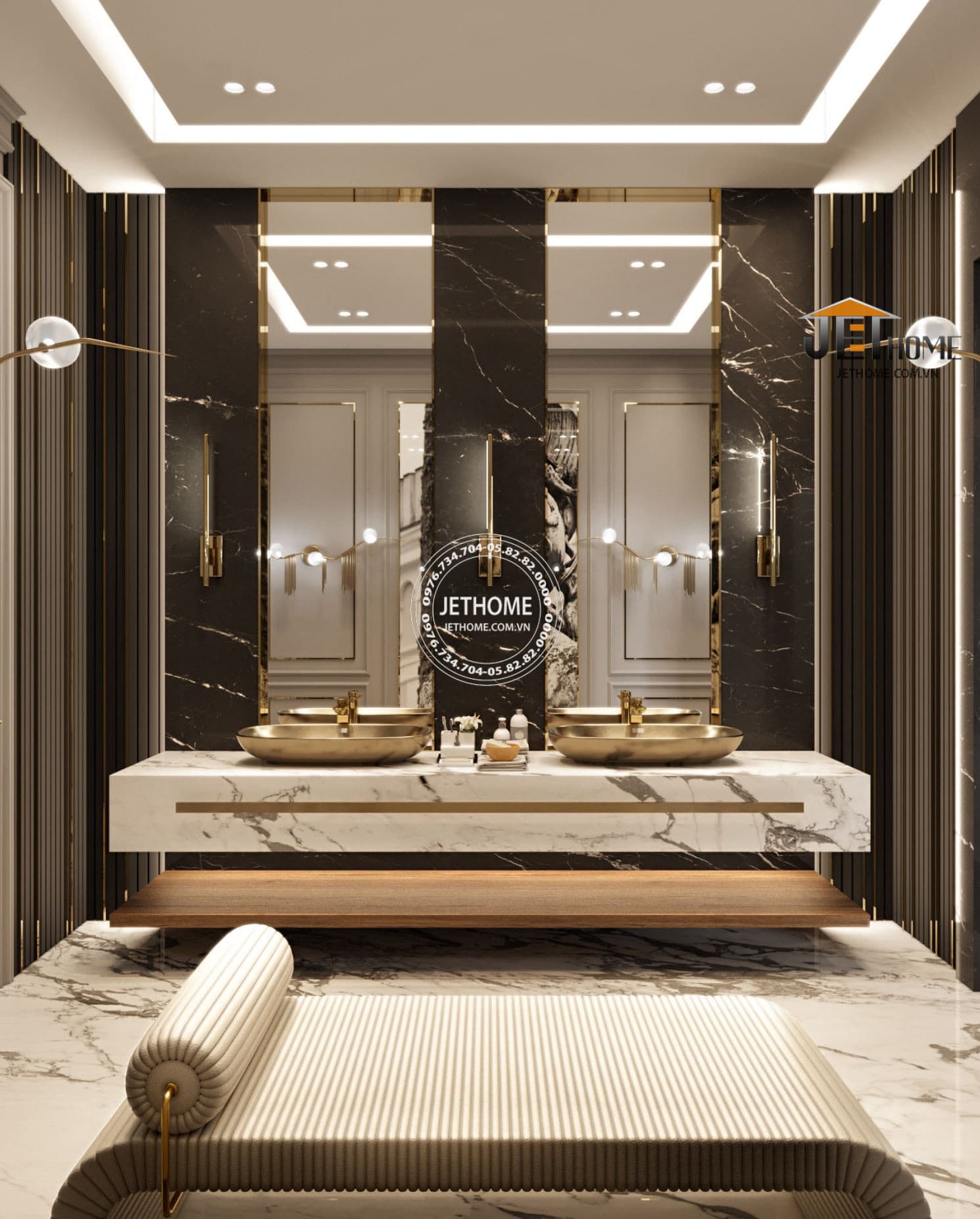 Nội thất biệt thự ArtDeco Đà Nẵng