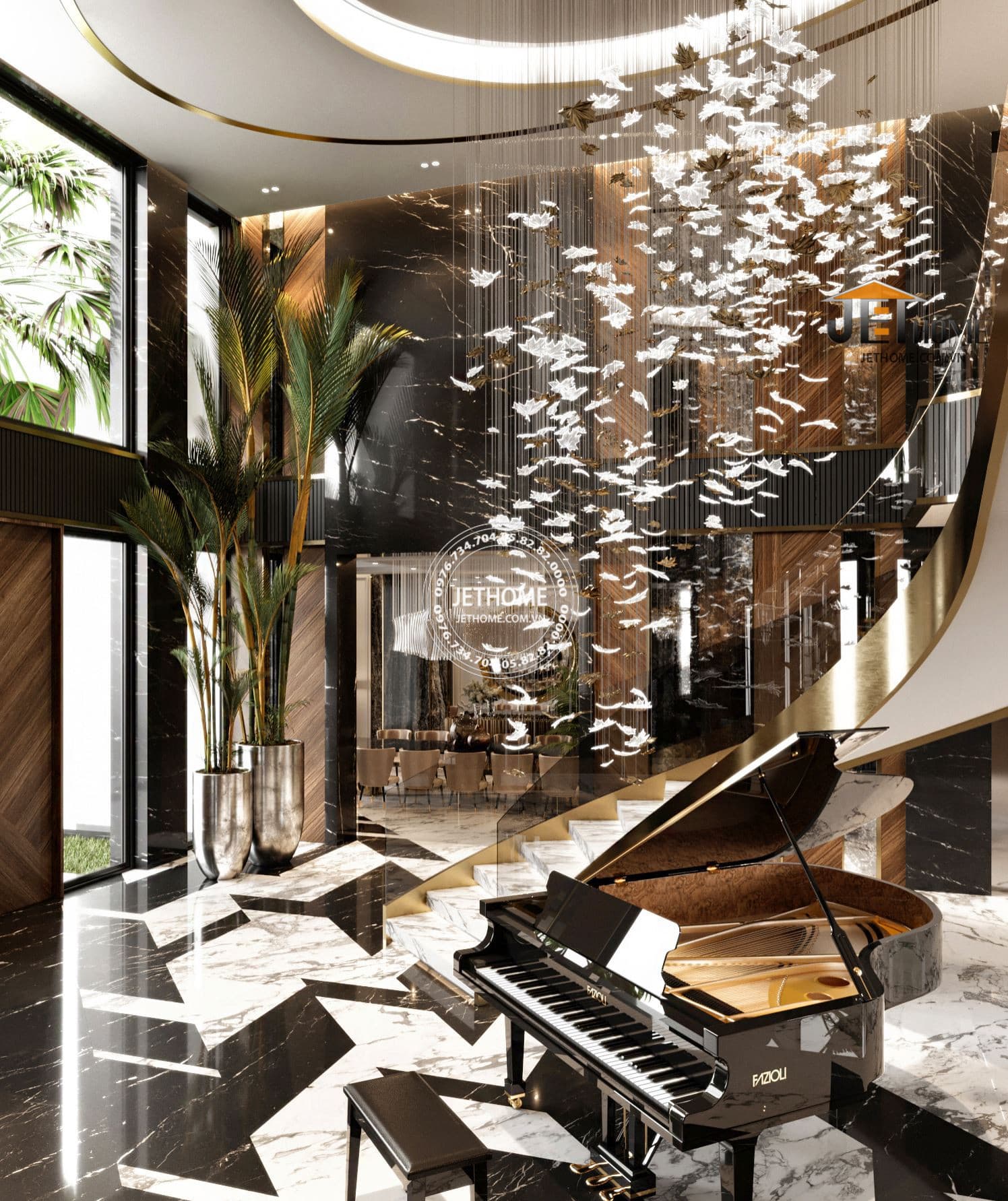 Nội thất biệt thự ArtDeco Đà Nẵng