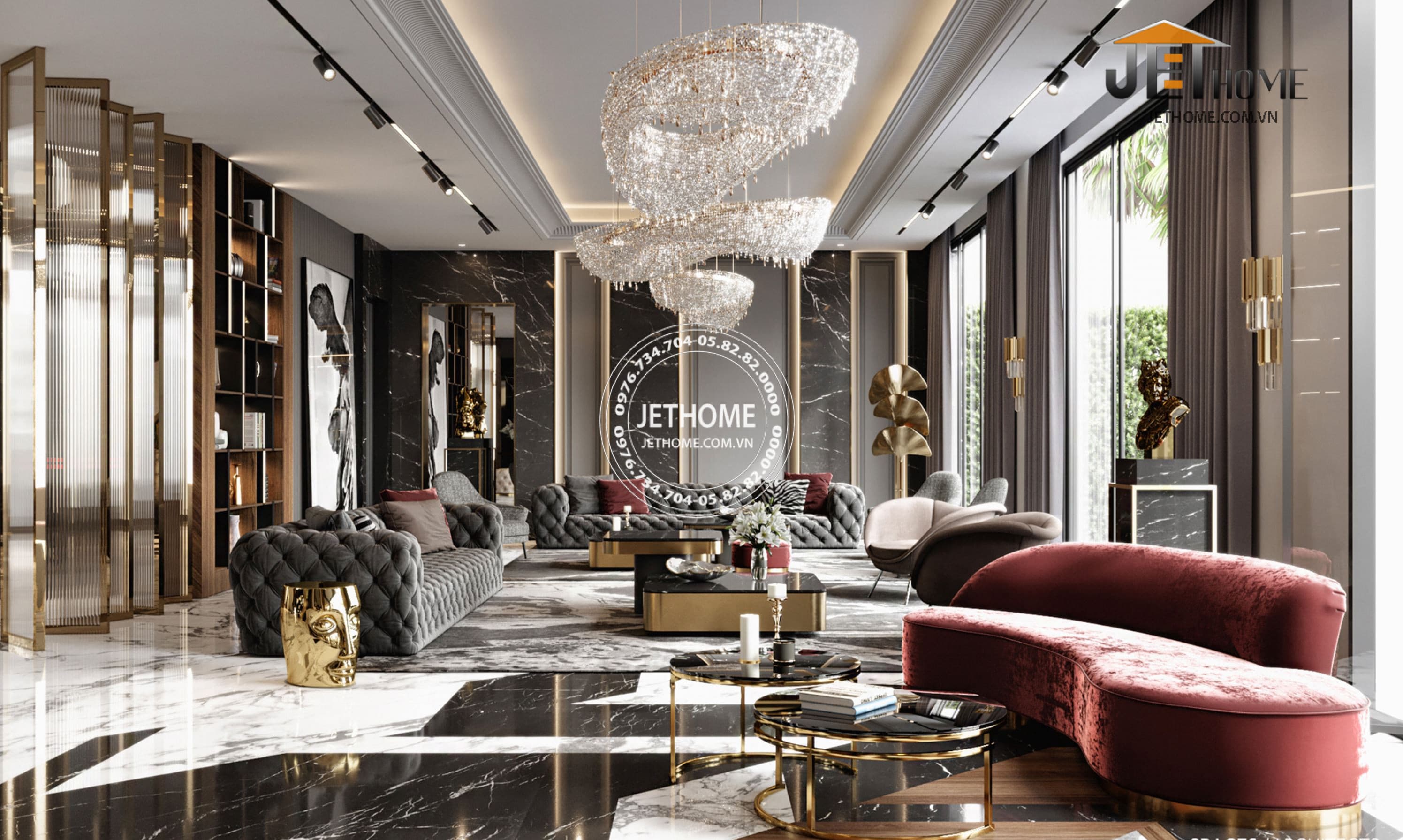 Nội thất biệt thự ArtDeco Đà Nẵng