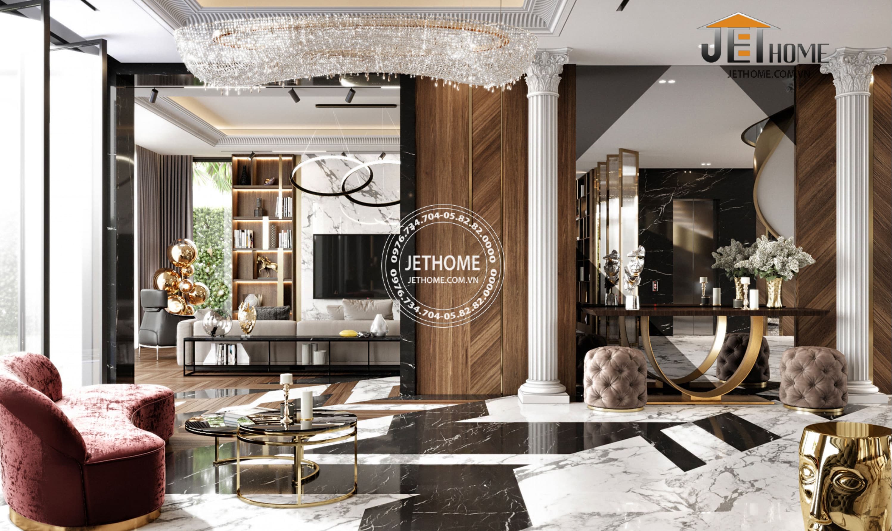 Nội thất biệt thự ArtDeco Đà Nẵng