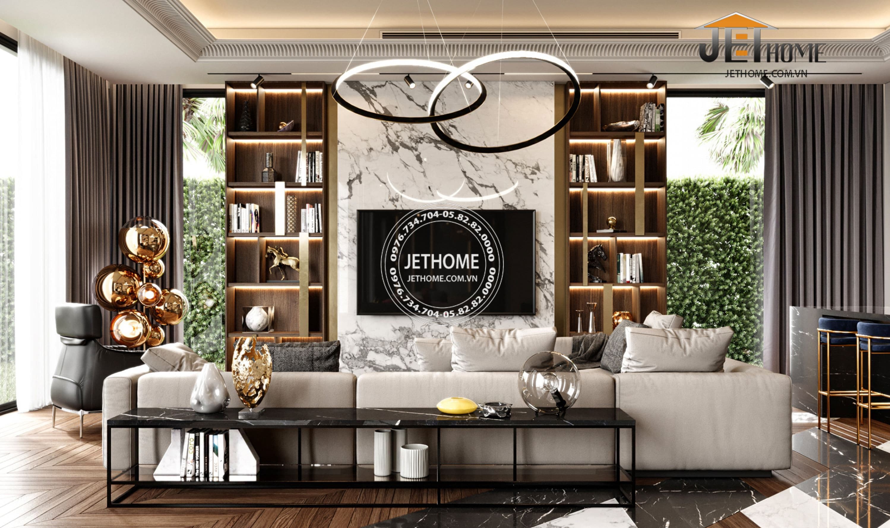 Nội thất biệt thự ArtDeco Đà Nẵng