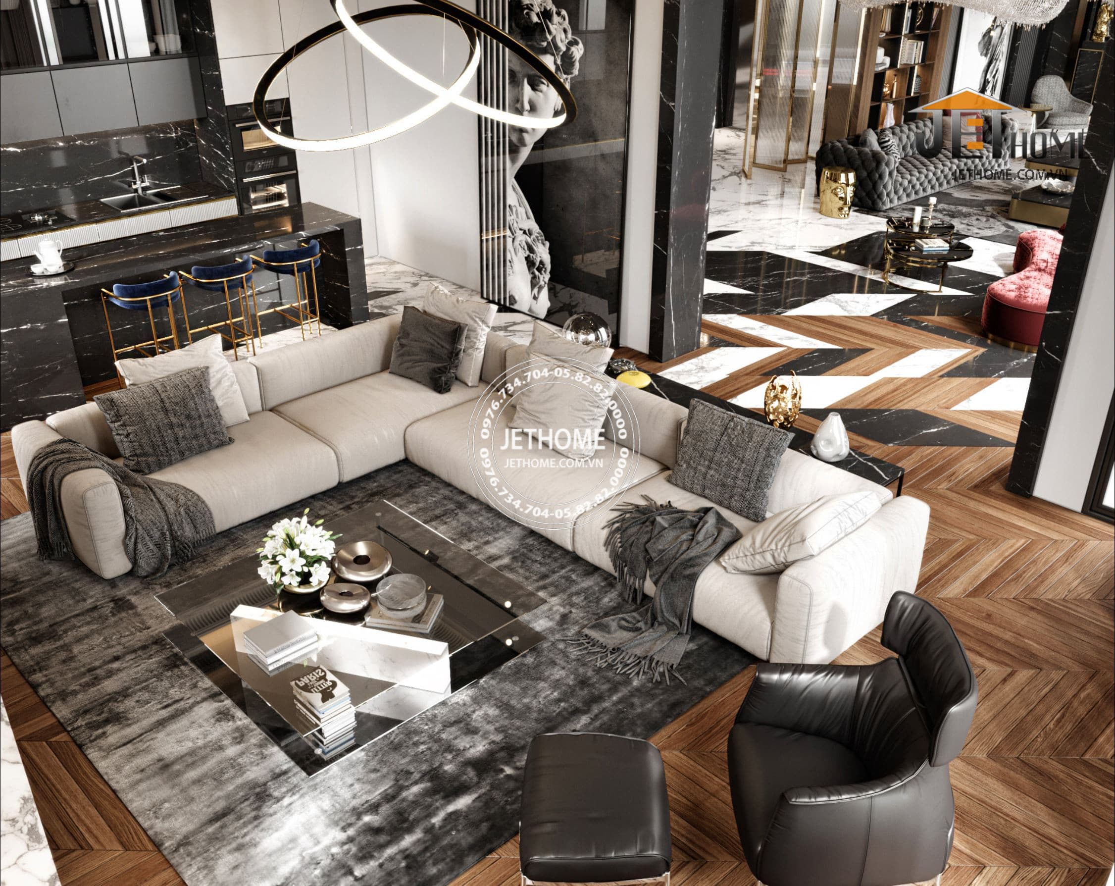 Nội thất biệt thự ArtDeco Đà Nẵng