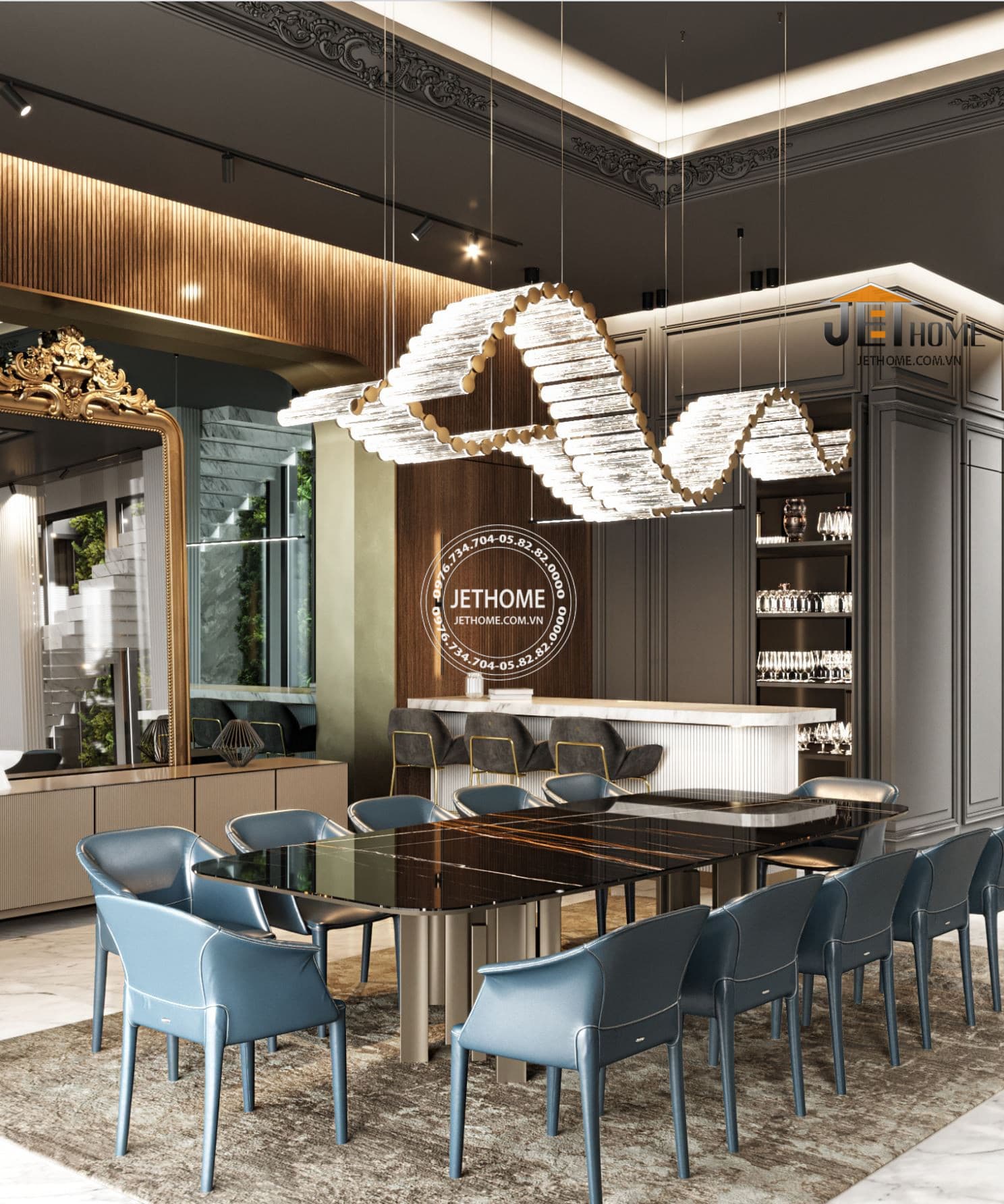 Nội thất biệt thự ArtDeco Hải Phòng
