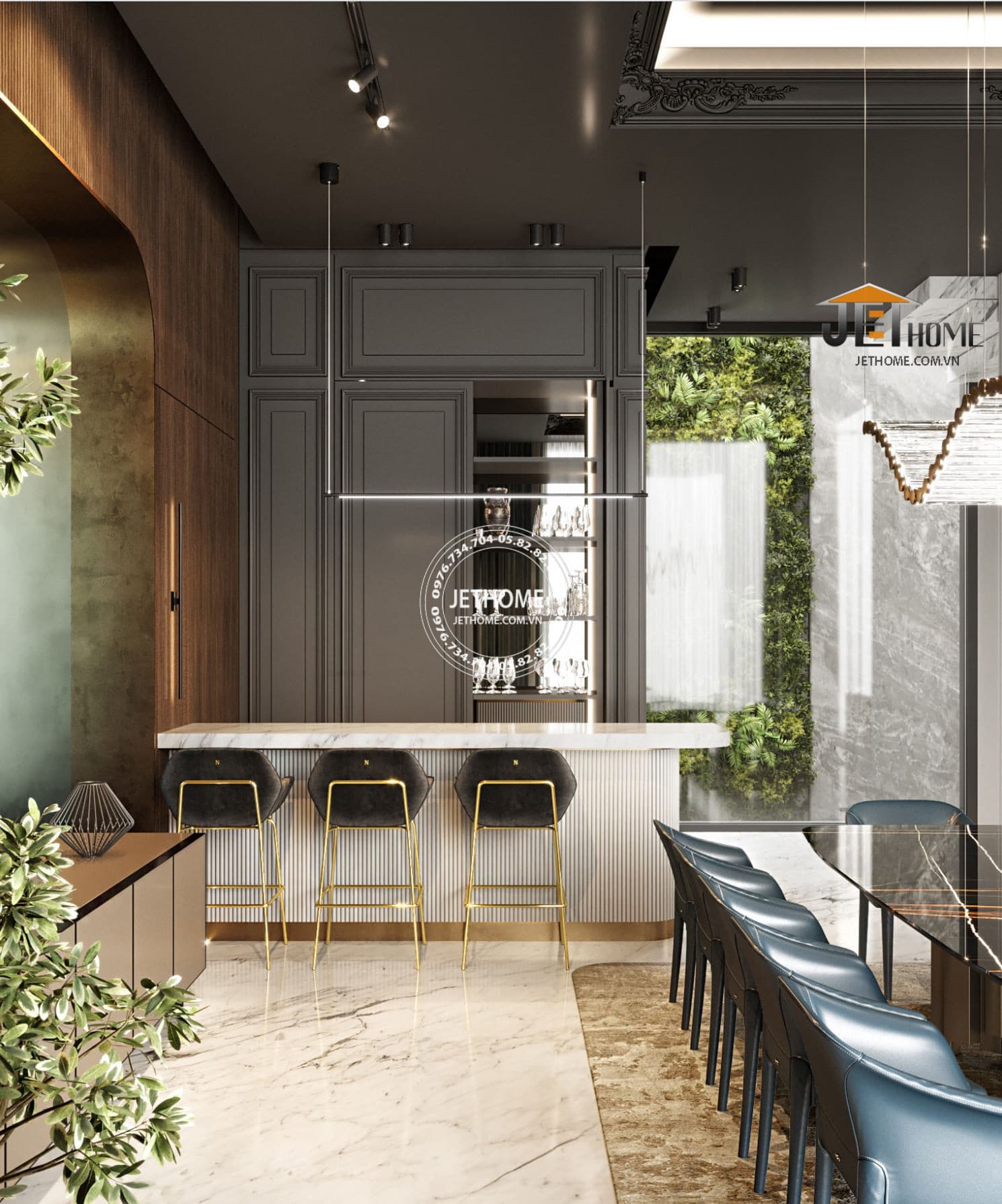 Nội thất biệt thự ArtDeco Hải Phòng