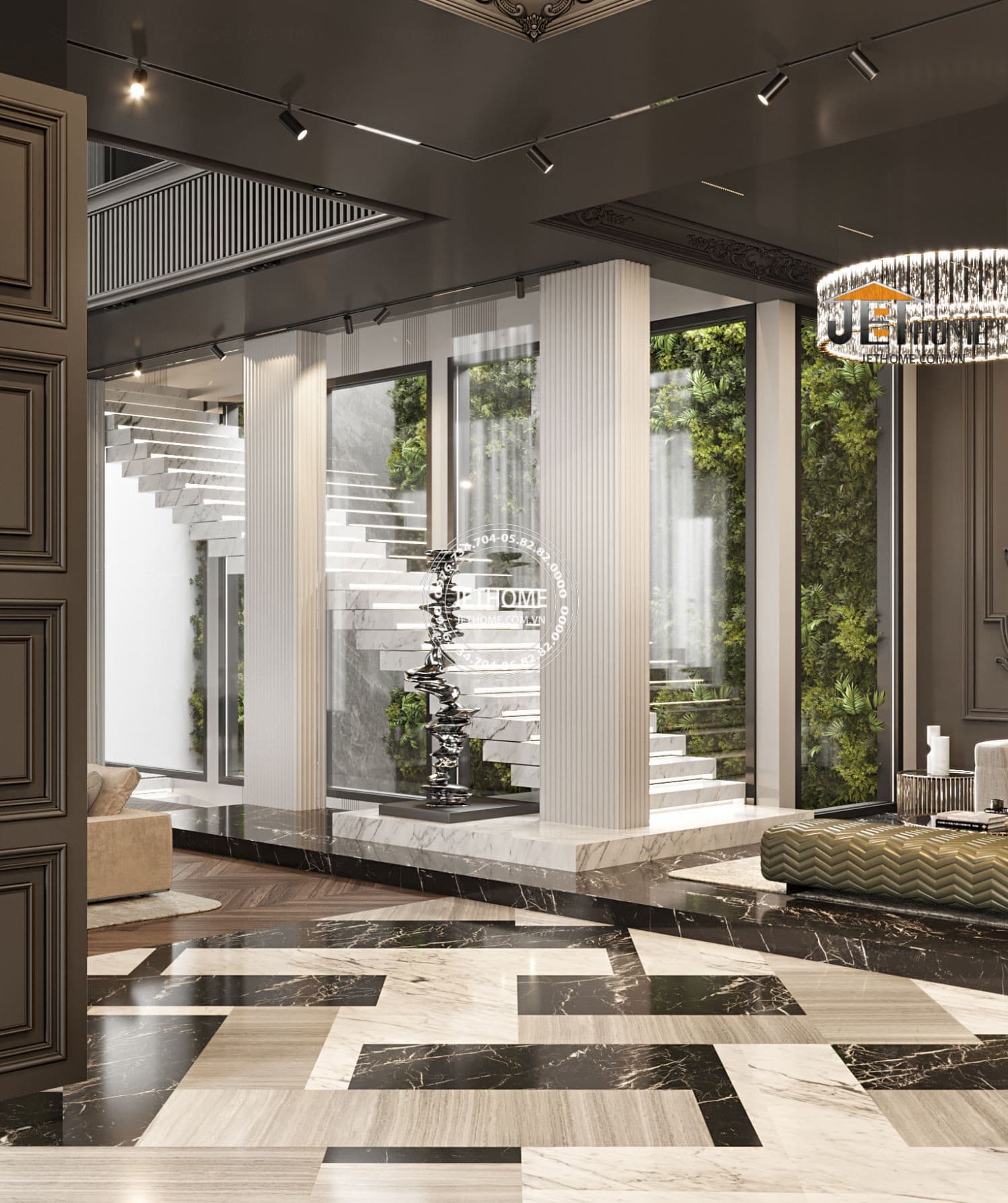 Nội thất biệt thự ArtDeco Hải Phòng
