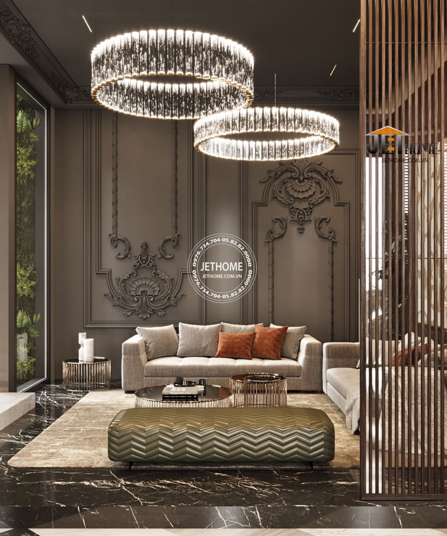 Nội thất biệt thự ArtDeco Hải Phòng