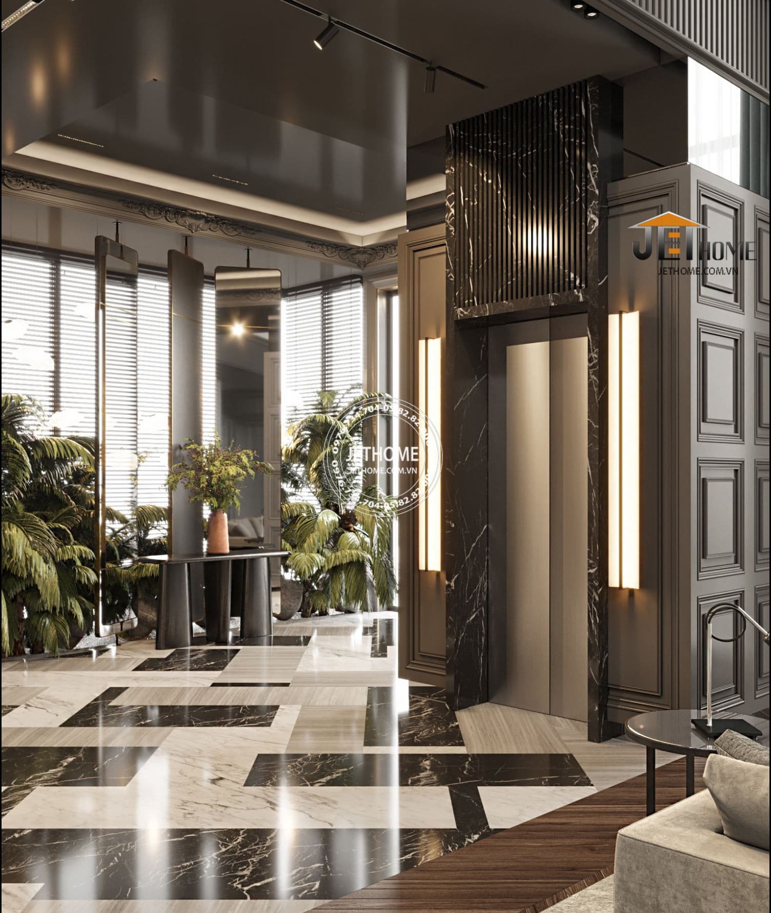 Nội thất biệt thự ArtDeco Hải Phòng