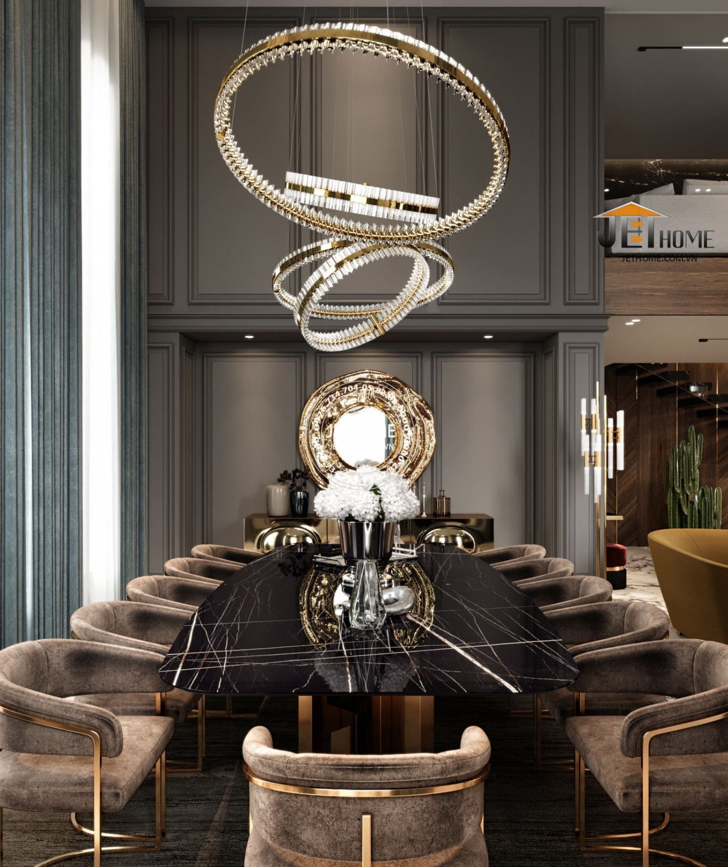 Nội thất biệt thự Artdeco Tây Hồ Hà Nội