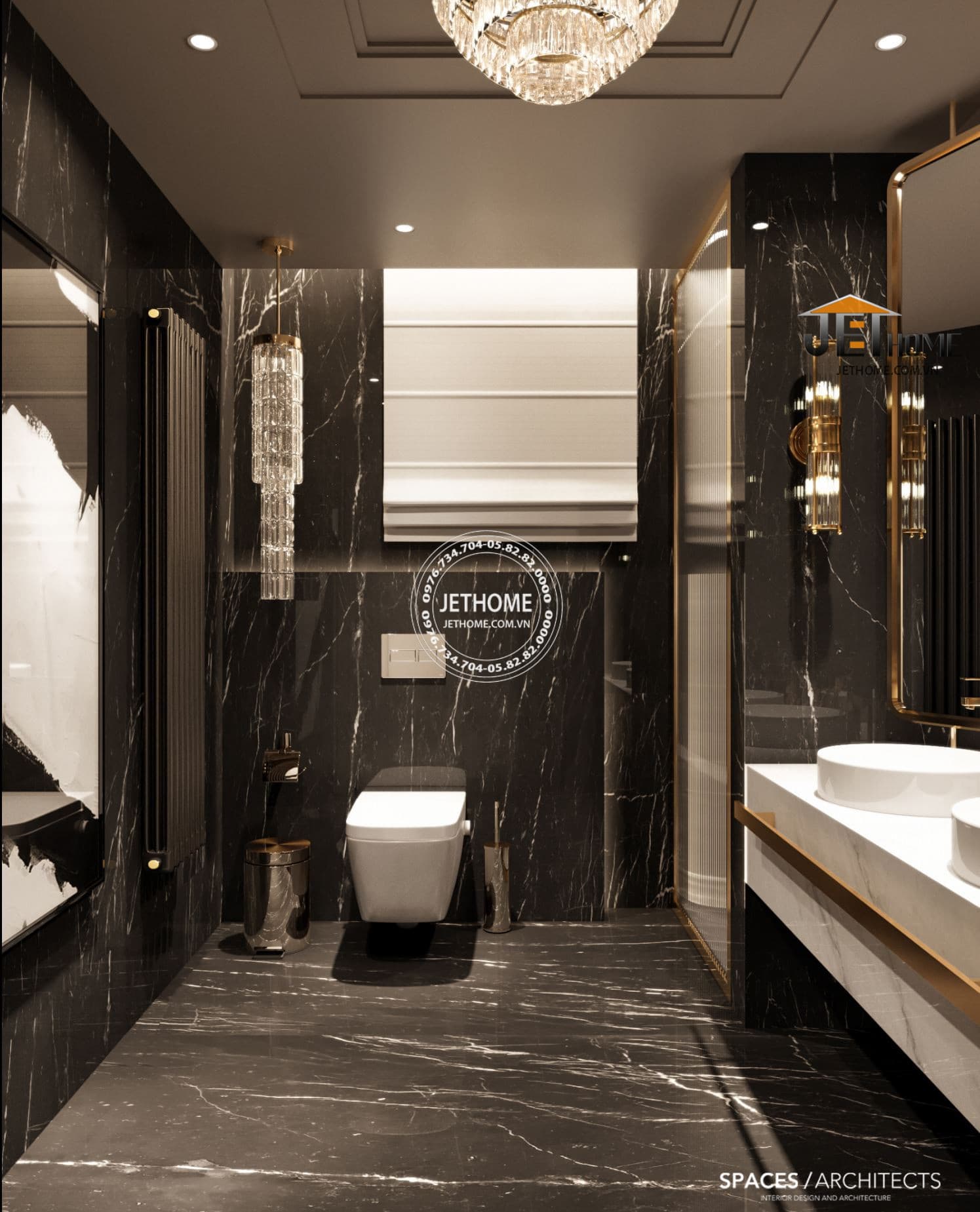 Nội thất biệt thự Artdeco Tây Hồ Hà Nội
