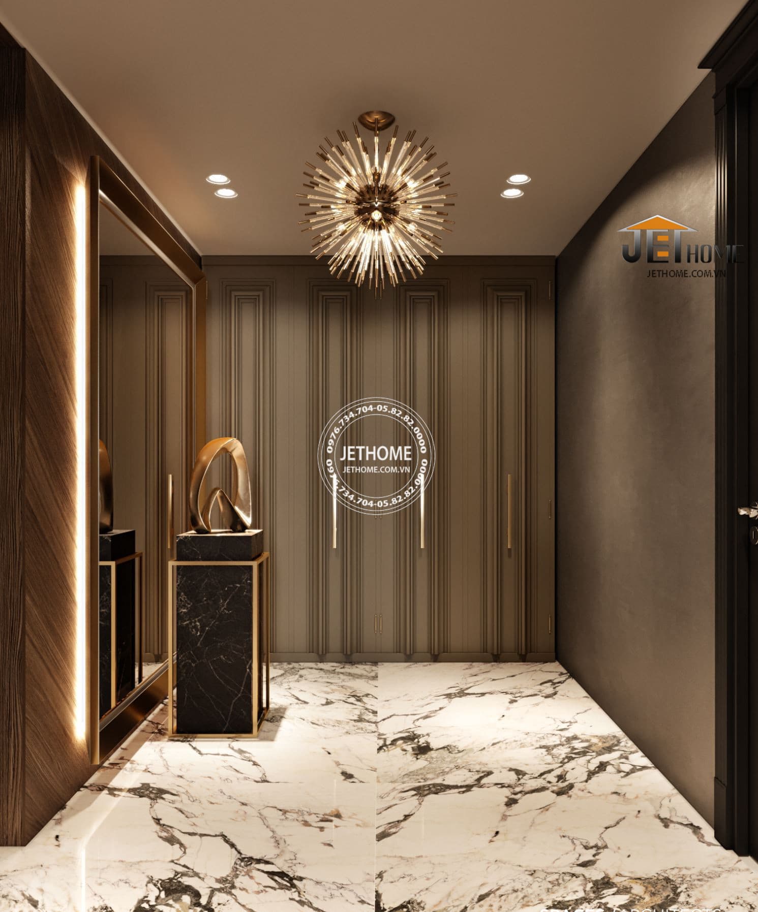 Nội thất biệt thự Artdeco Tây Hồ Hà Nội