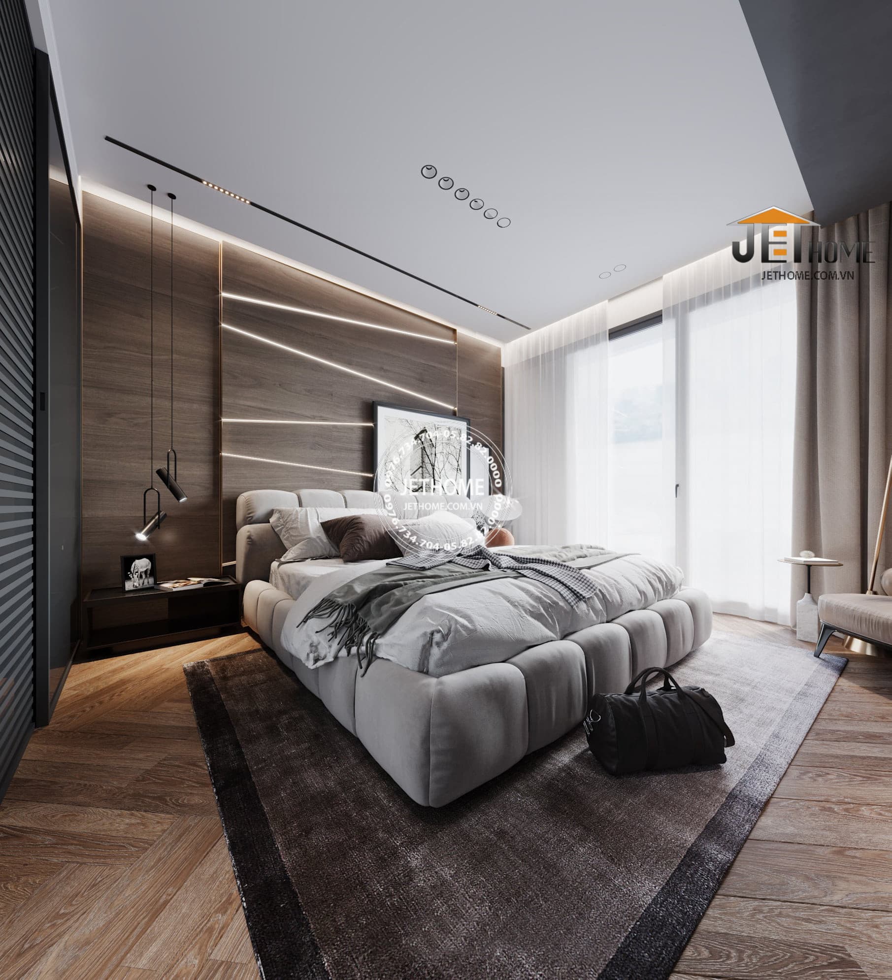 Nội thất biệt thự hiện đại Hà Nam