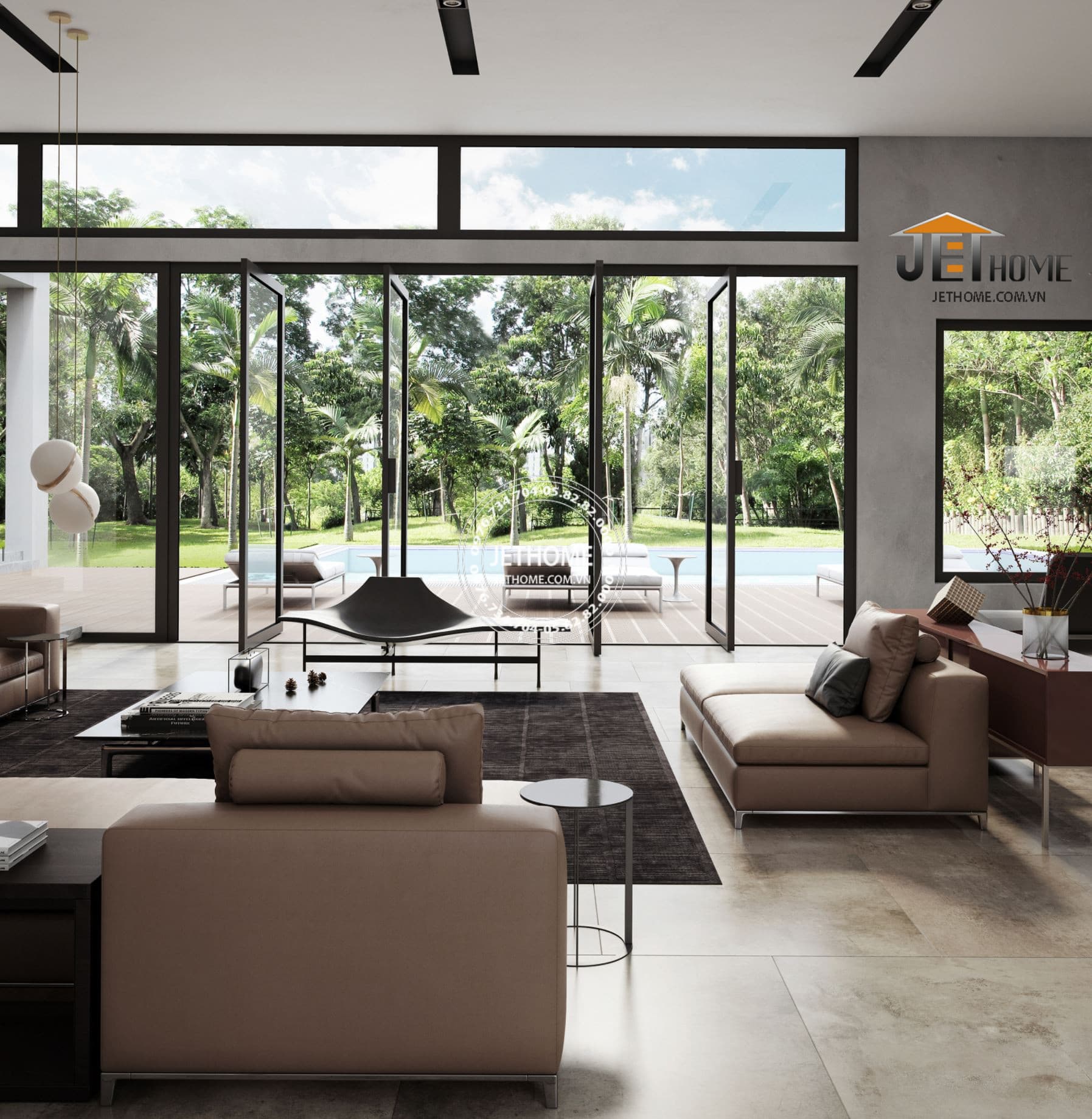 Nội thất biệt thự hiện đại Nha Trang