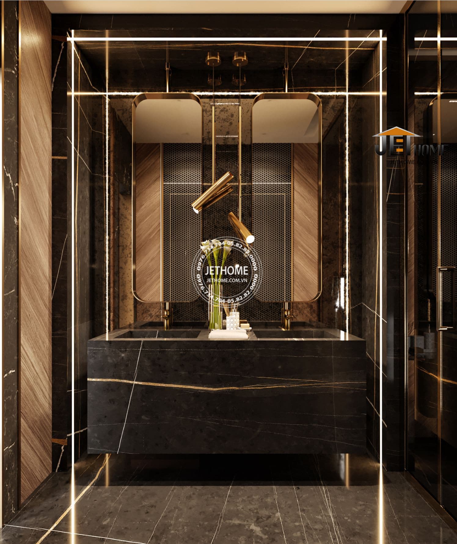 Nội thất biệt thự Artdeco Sóc Sơn