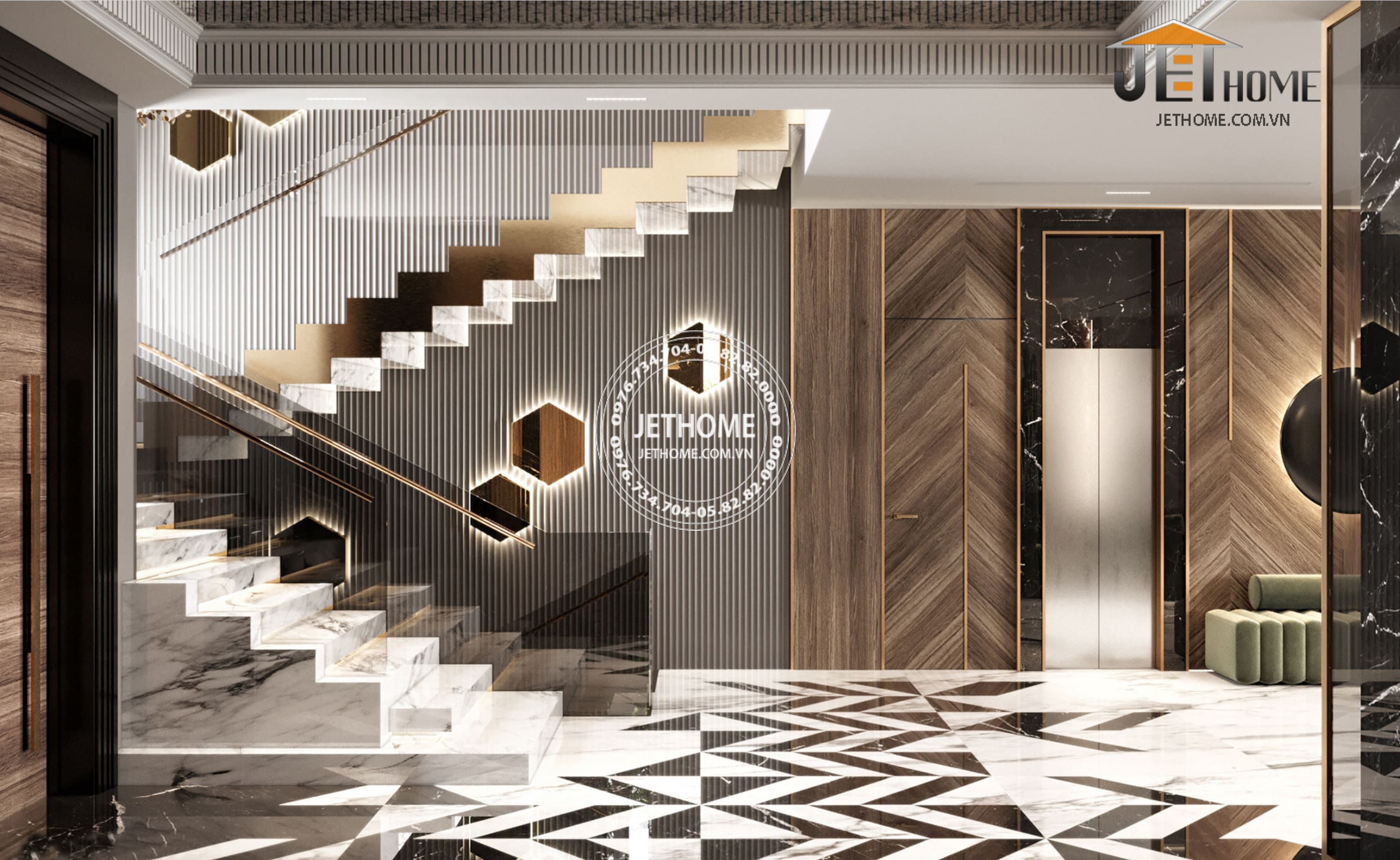 Nội thất biệt thự Artdeco Sóc Sơn
