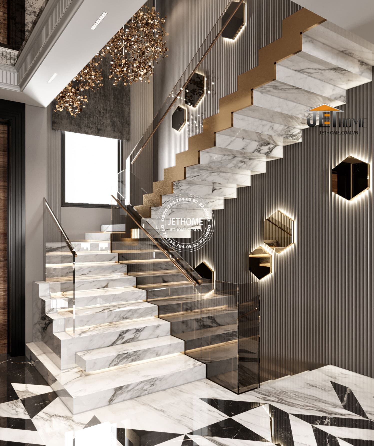 Nội thất biệt thự Artdeco Sóc Sơn