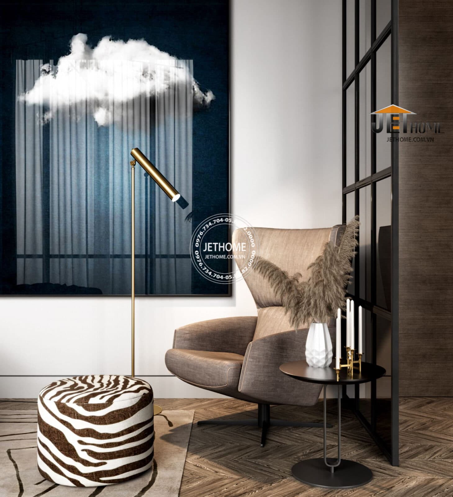 Nội Thất Căn Hộ 2 Phòng Ngủ Timescity