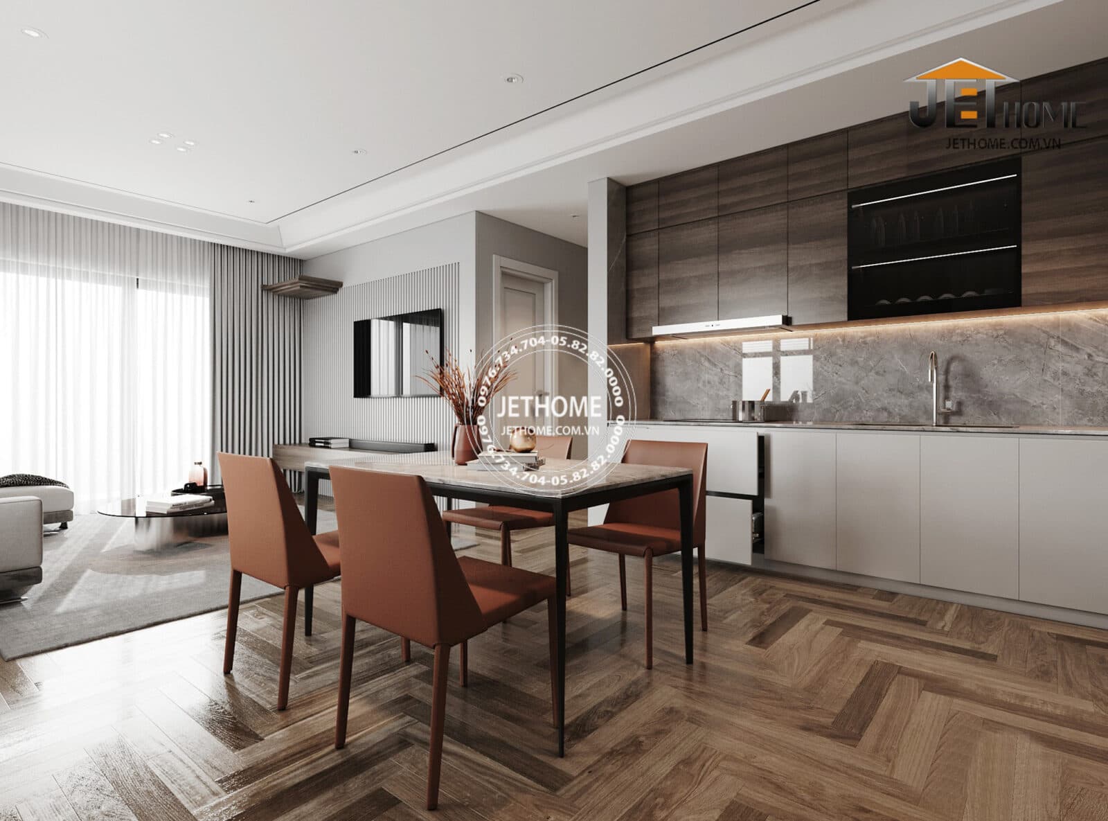 Nội Thất Đẹp Của Chung Cư 02 Phòng Ngủ Tại Vinhomes Park Hill