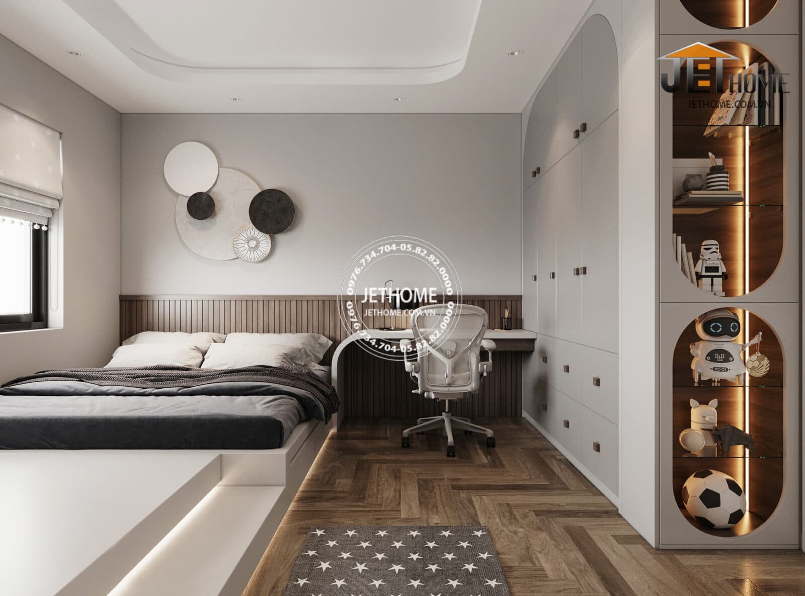 Nội Thất Đẹp Của Chung Cư 02 Phòng Ngủ Tại Vinhomes Park Hill