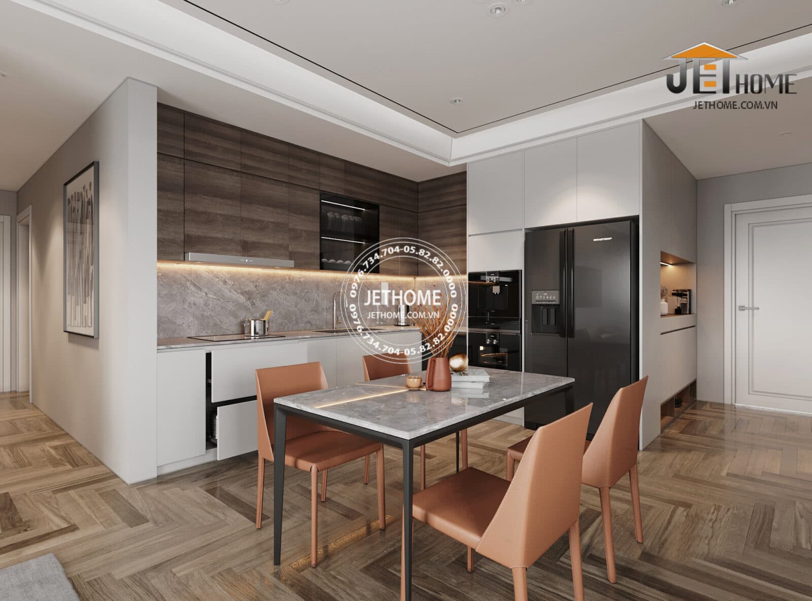 Nội Thất Đẹp Của Chung Cư 02 Phòng Ngủ Tại Vinhomes Park Hill