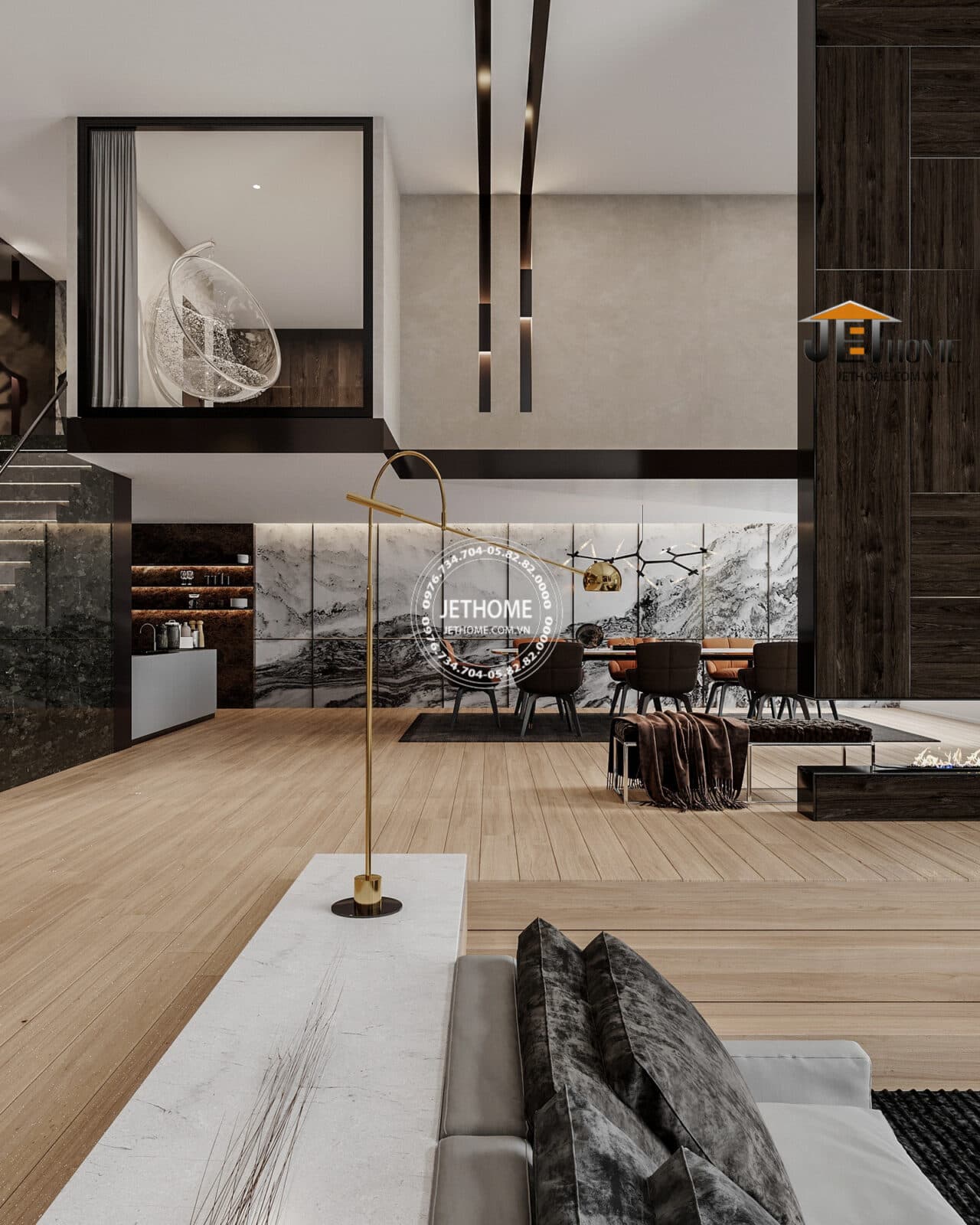 Nội thất biệt thự Domus Villa 750m2