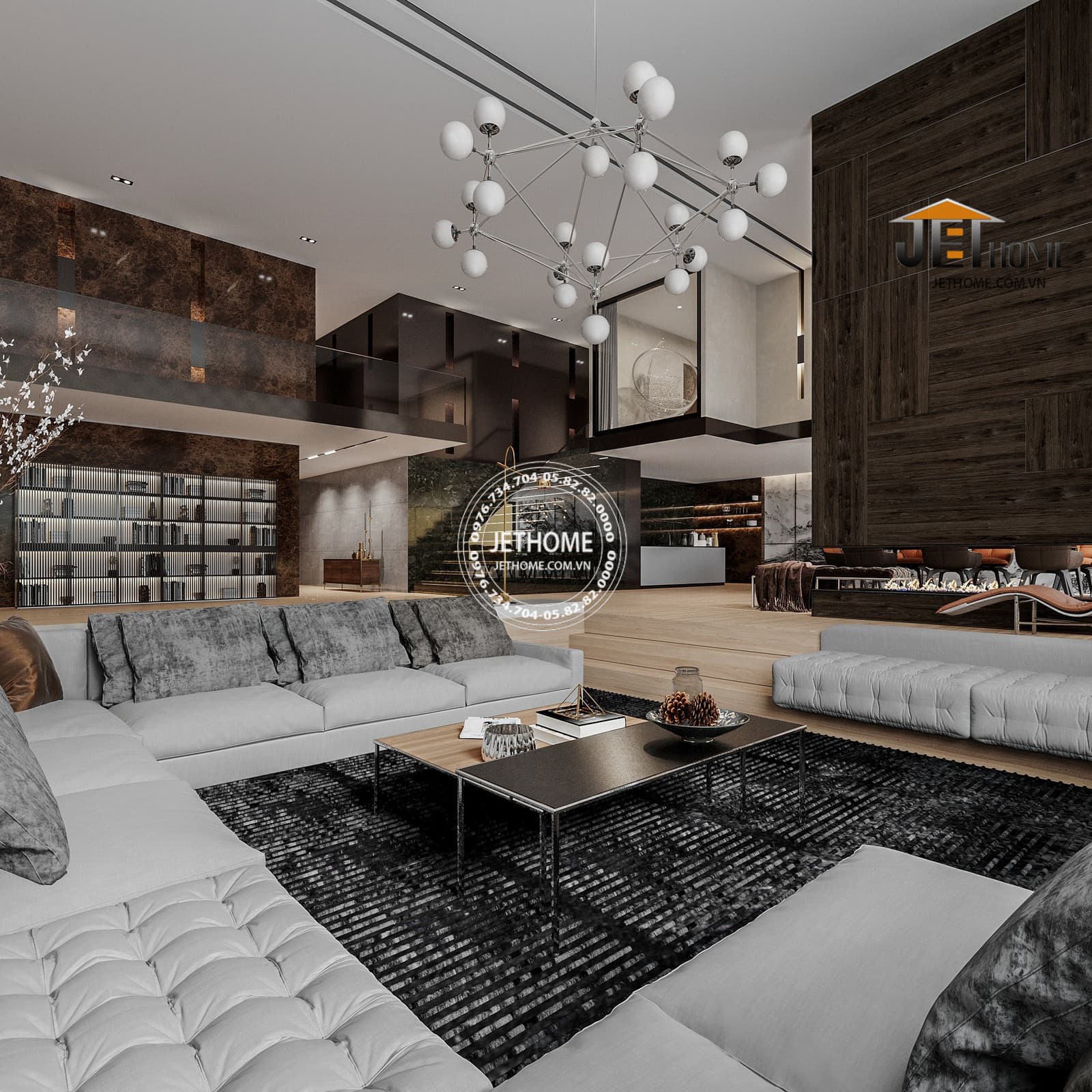 Nội thất biệt thự Domus Villa 750m2