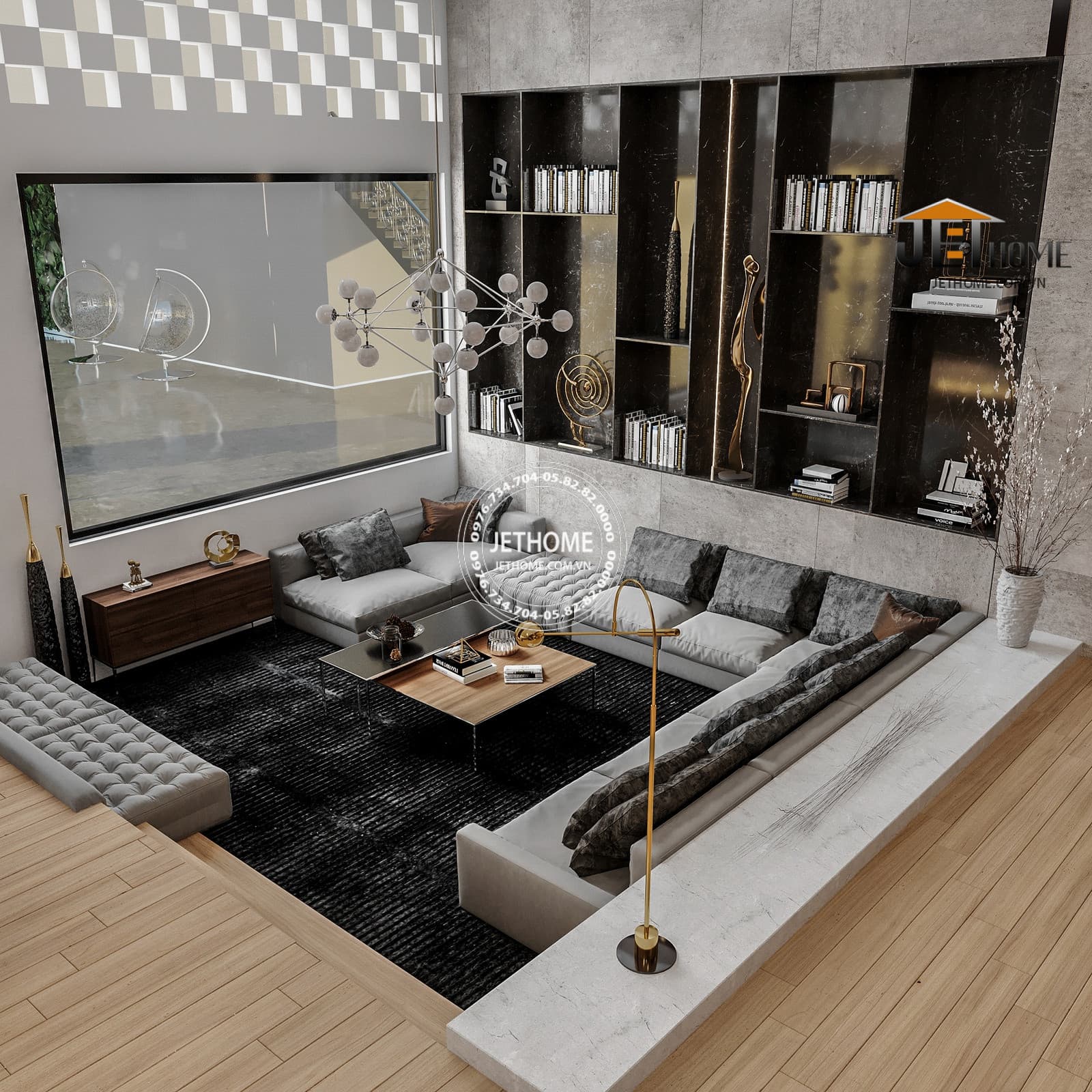 Nội thất biệt thự Domus Villa 750m2