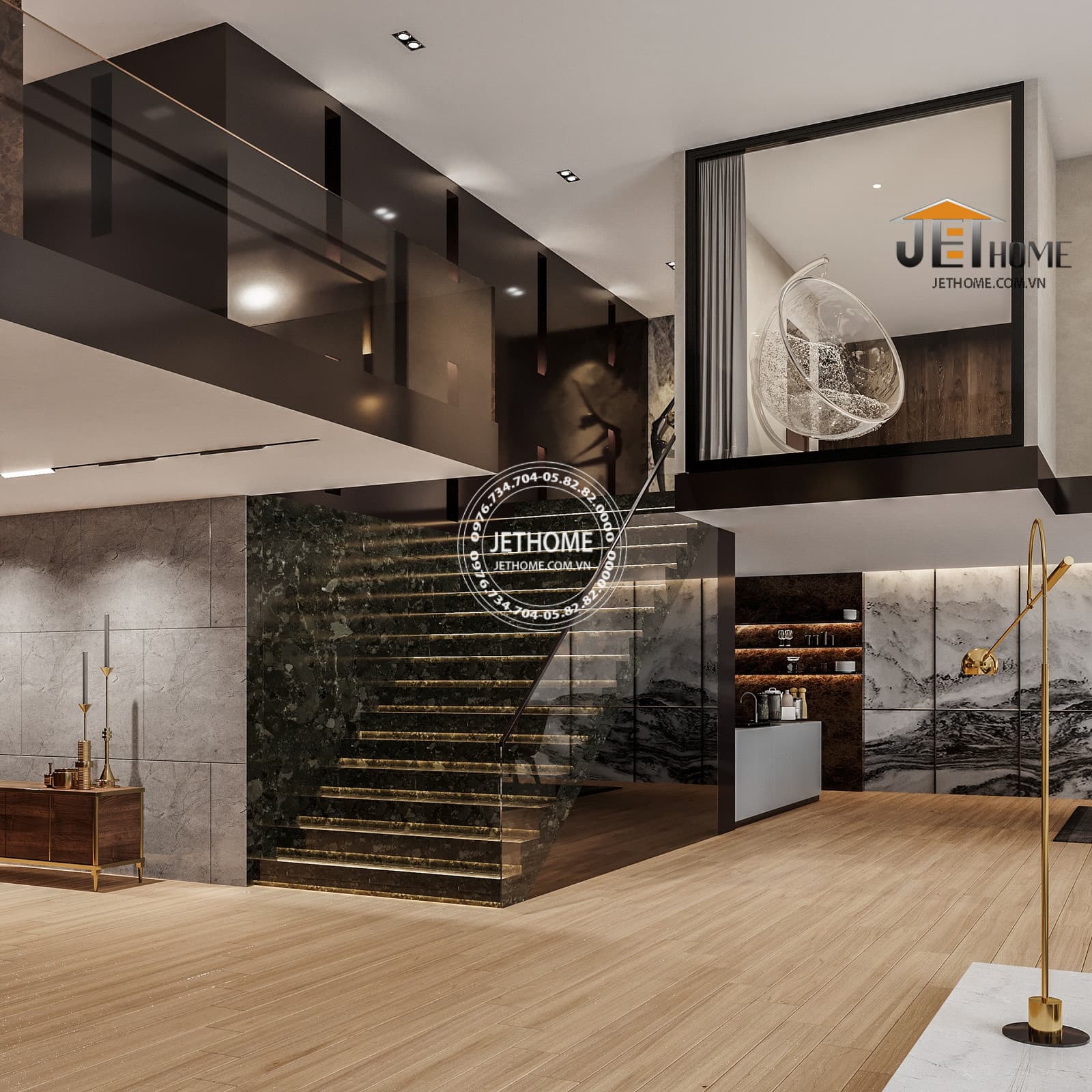 Nội thất biệt thự Domus Villa 750m2